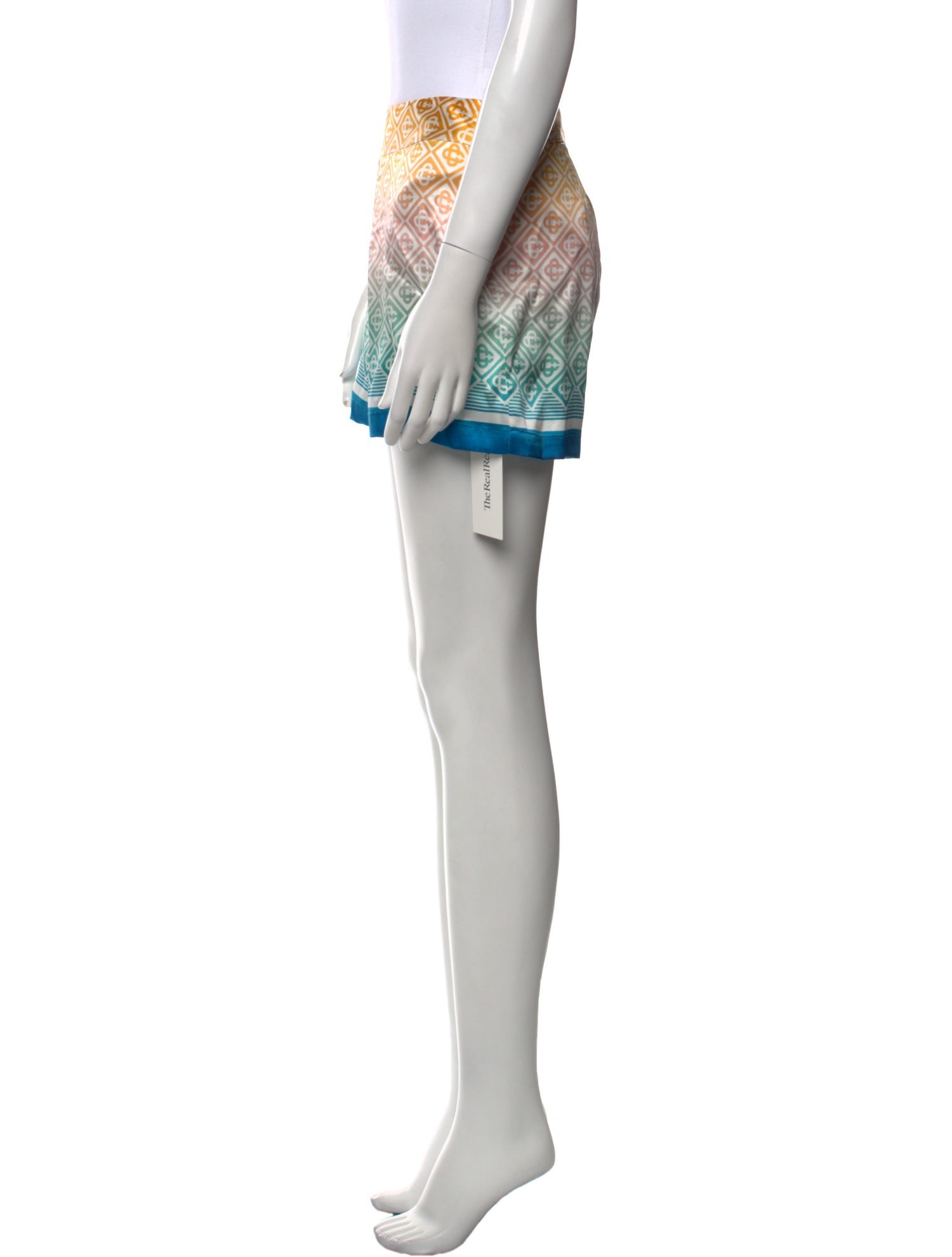 Casablanca Silk Mini Shorts