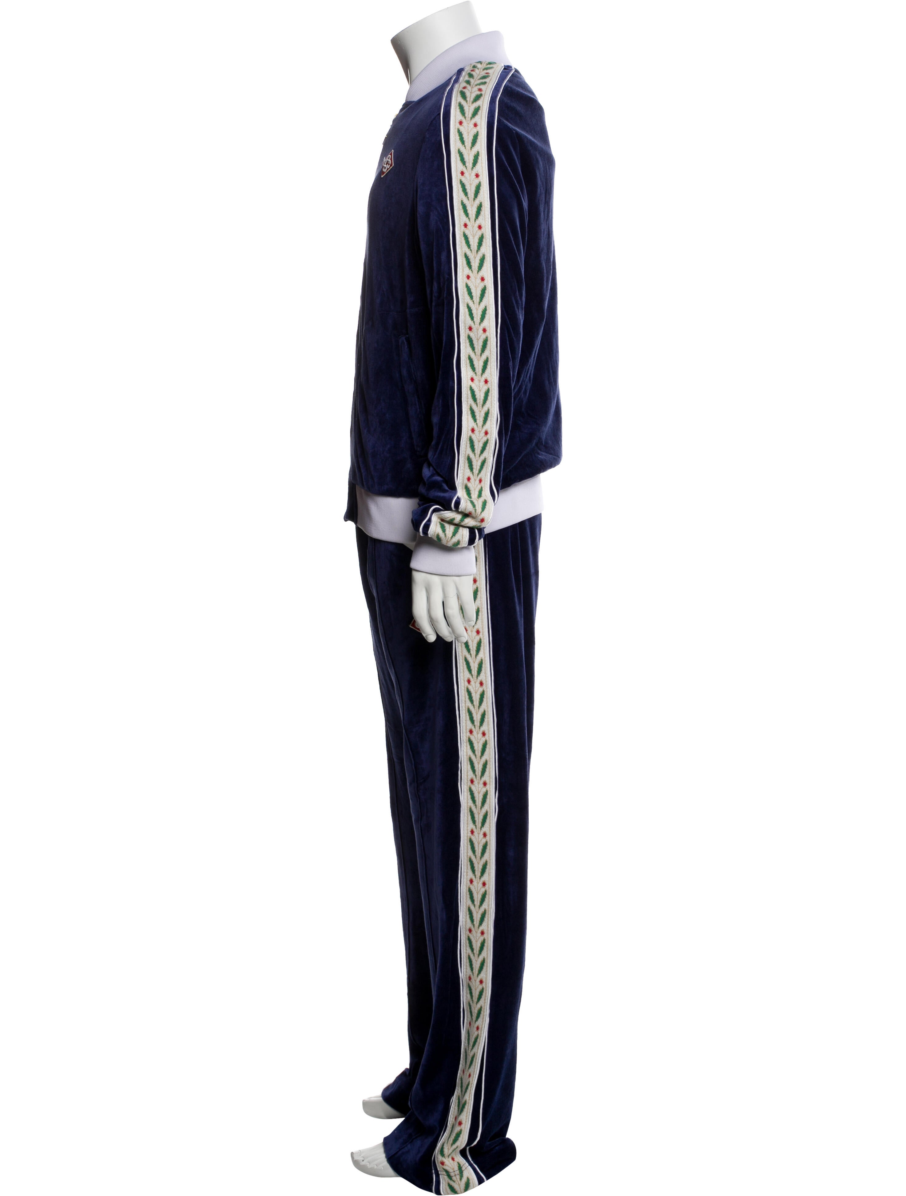 Casablanca Colorblock Pattern Two-Piece Suit