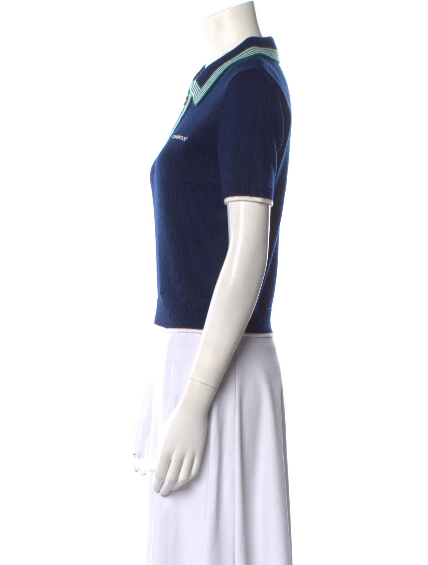 Casablanca 2025 Tennis Knit Polo Polo