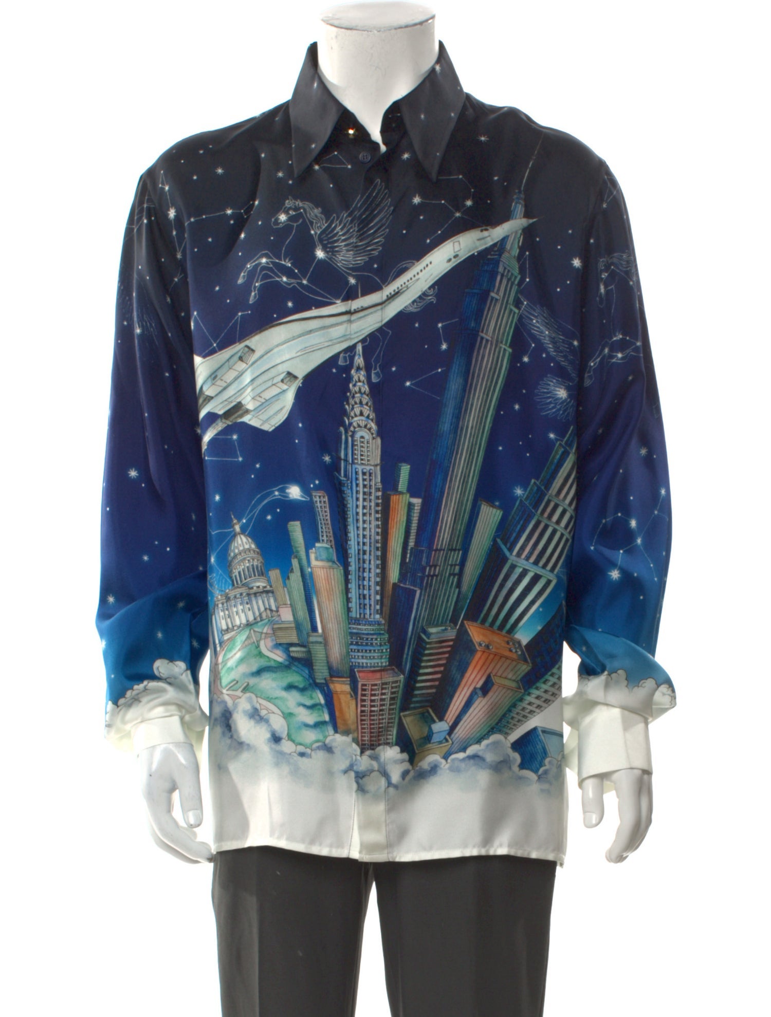 Casablanca 2022 'Vol De Nuit' Long Sleeve Shirt w/ Tags