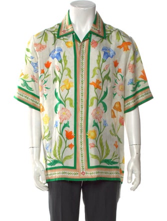 Casablanca 2023 Floral Print Shirt