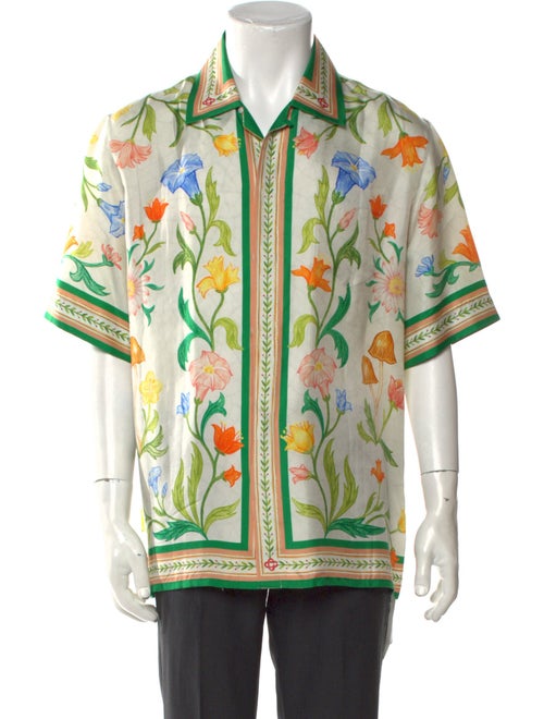 Casablanca 2023 Floral Print Shirt