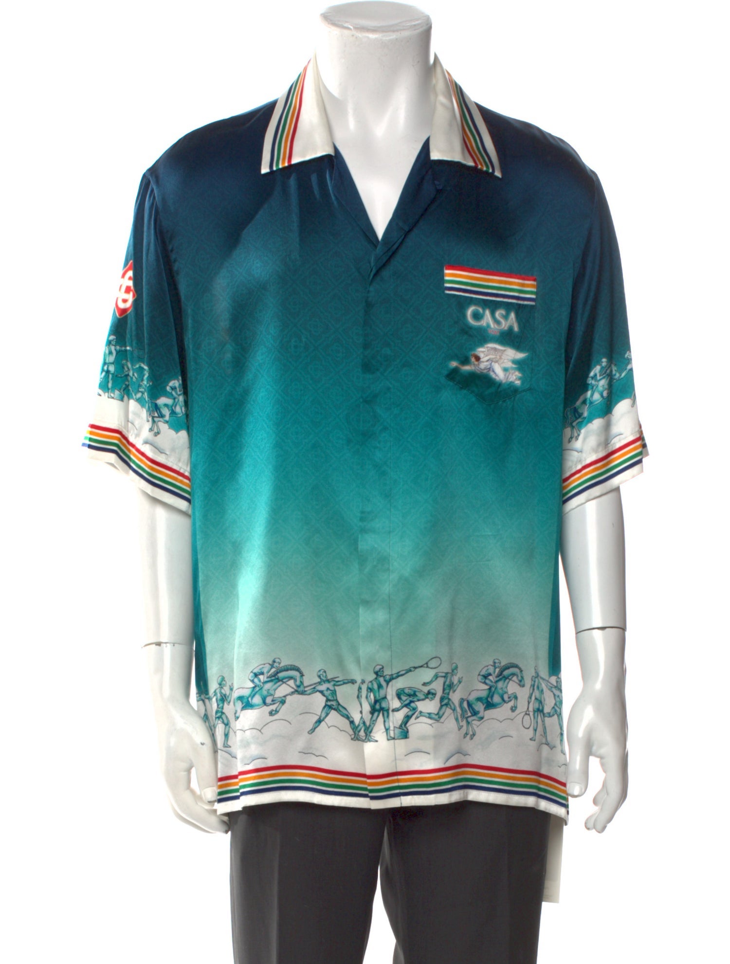 Casablanca Silk Printed Shirt