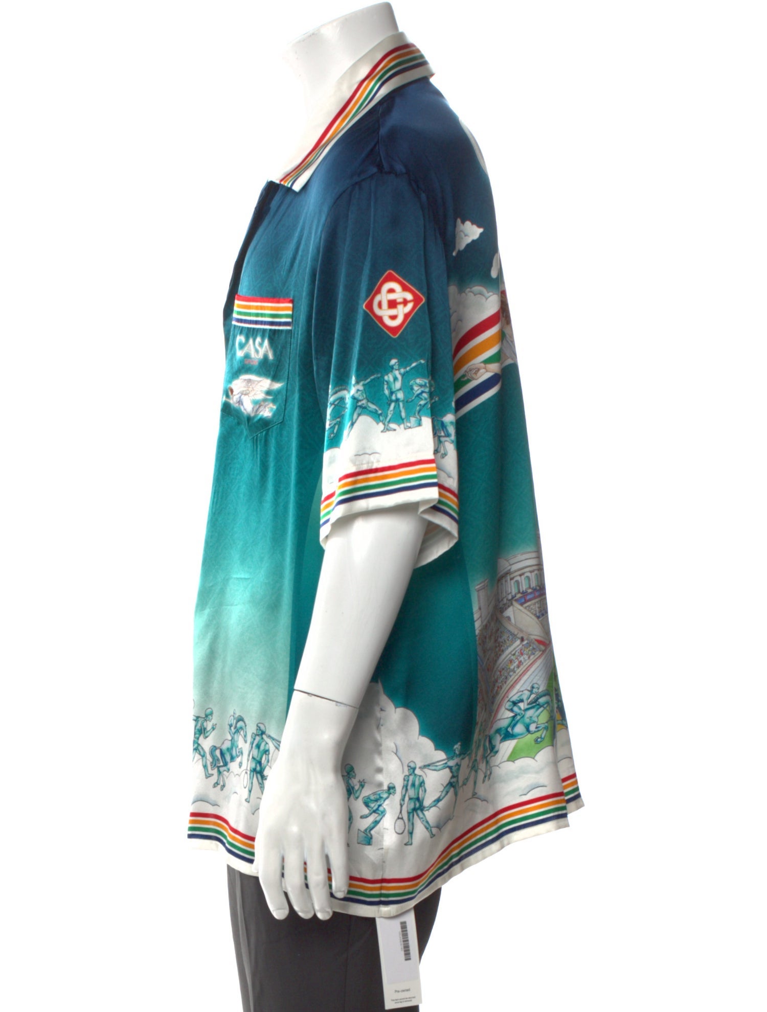 Casablanca Silk Printed Shirt