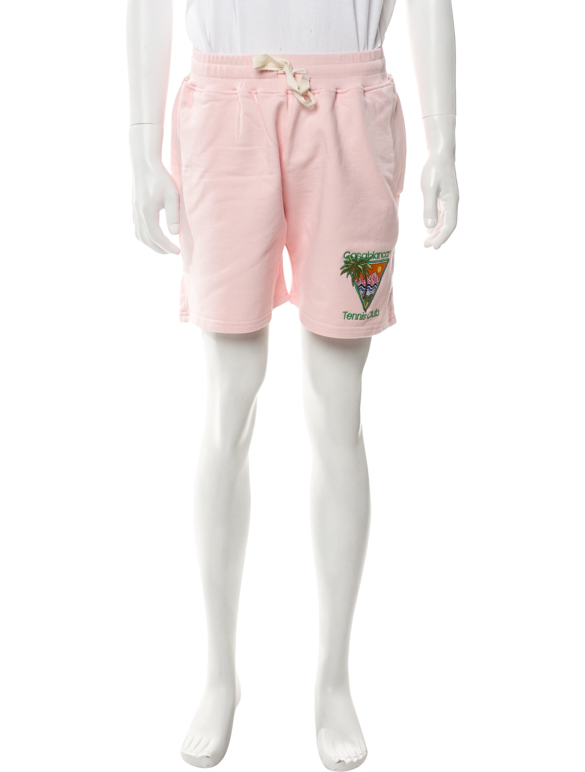 Casablanca Graphic Print Jogger Shorts