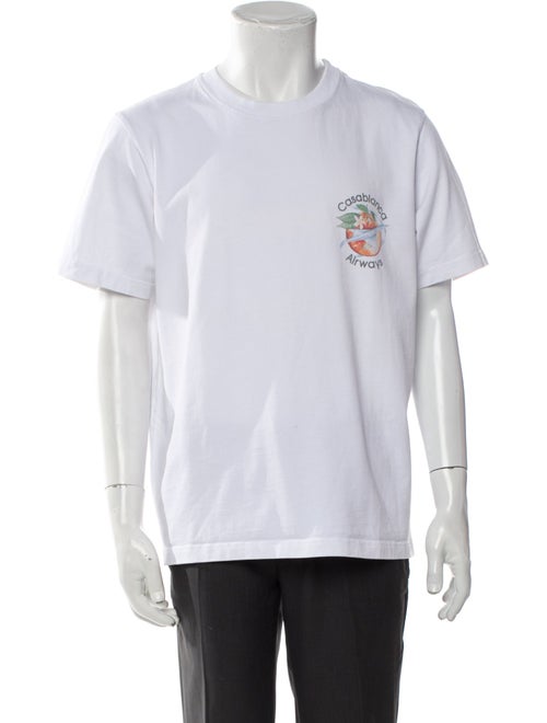 Casablanca Graphic Print Crew Neck T-Shirt