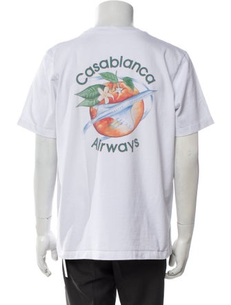 Casablanca Graphic Print Crew Neck T-Shirt