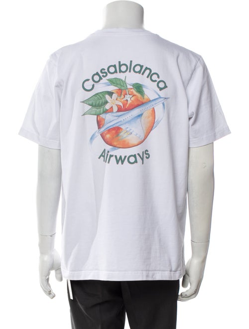Casablanca Graphic Print Crew Neck T-Shirt