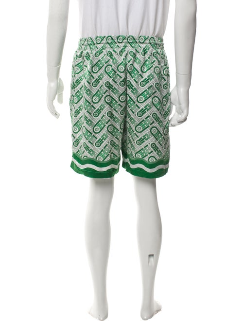 Casablanca Silk Jogger Shorts