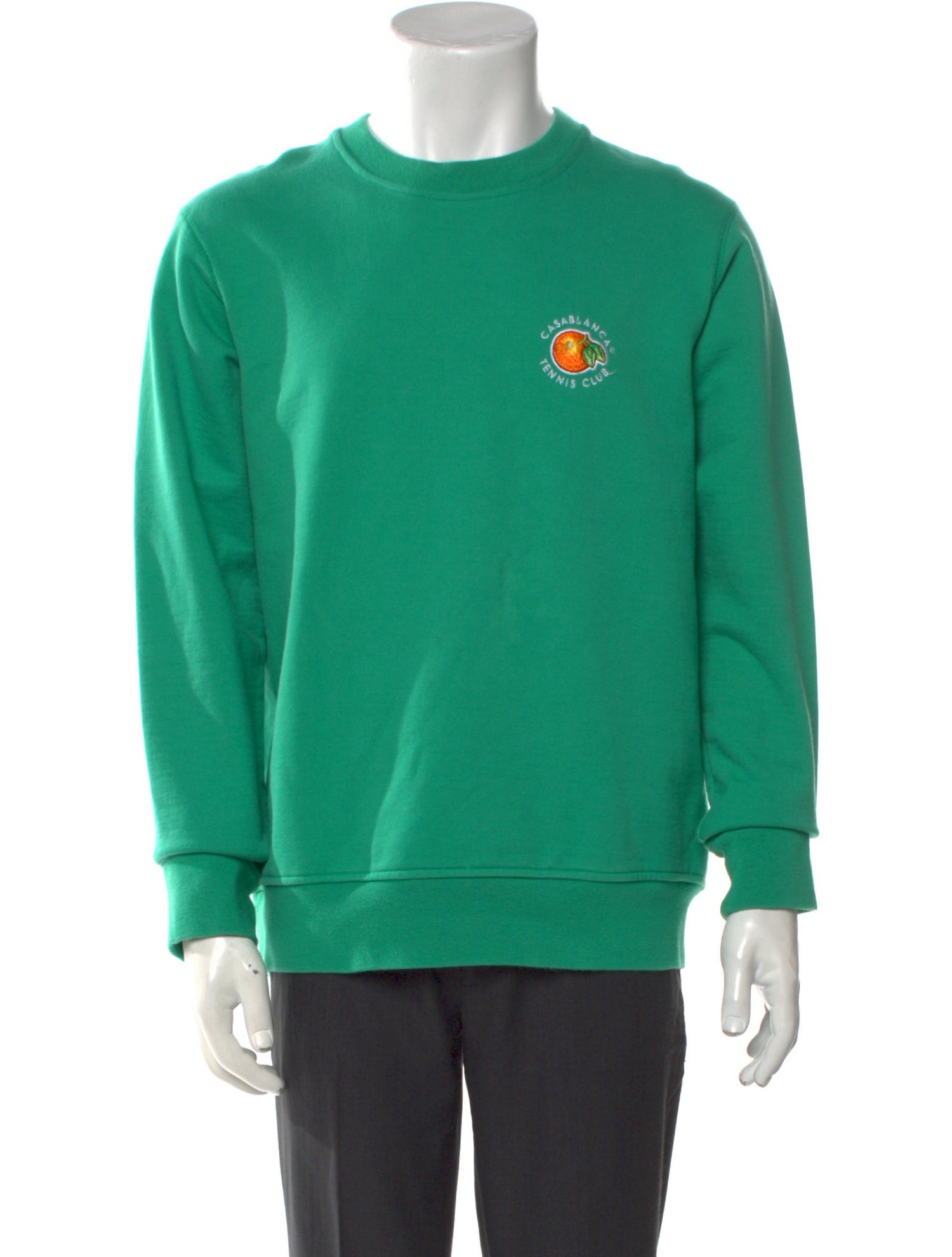 Casablanca Graphic Print Crew Neck Sweatshirt