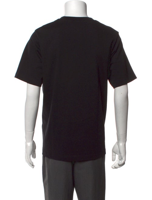 Casablanca Faux Pearl Accents Crew Neck T-Shirt