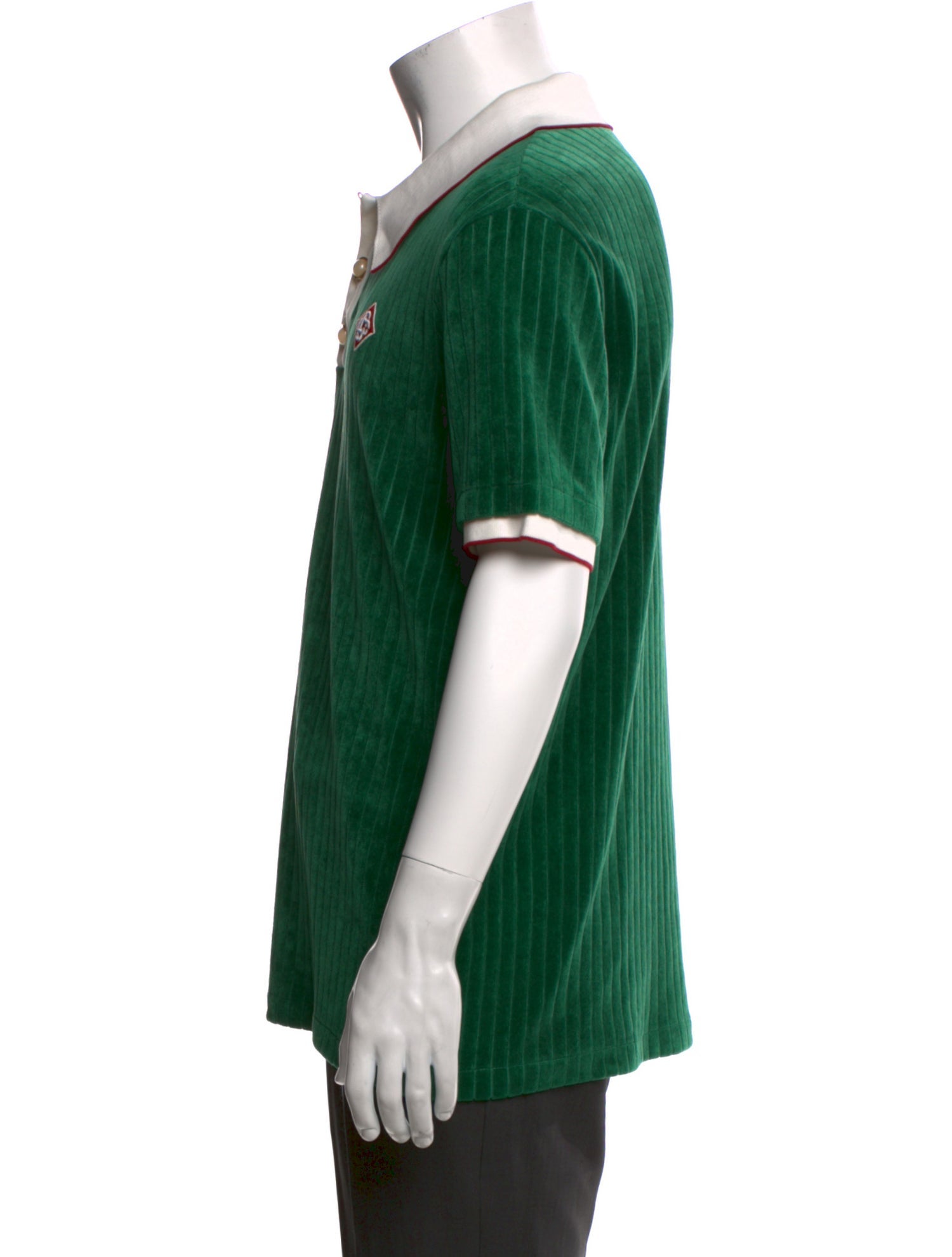 Casablanca 2024 Faux Pearl Accents Polo Shirt