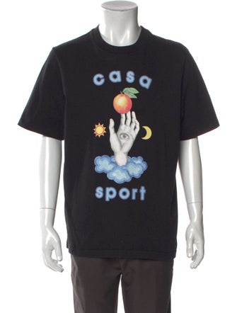 Casablanca Graphic Print Crew Neck T-Shirt