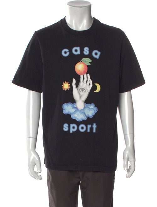 Casablanca Graphic Print Crew Neck T-Shirt