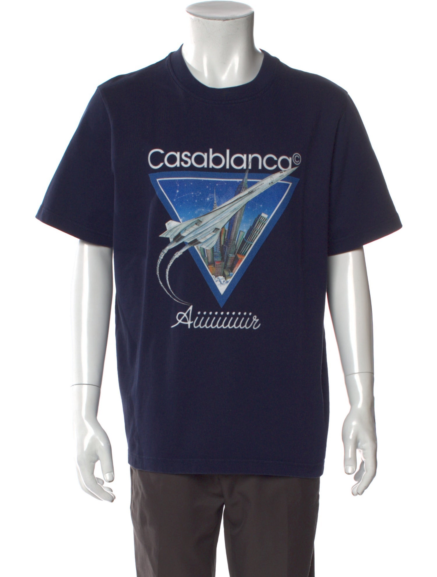 Casablanca Graphic Print Crew Neck T-Shirt