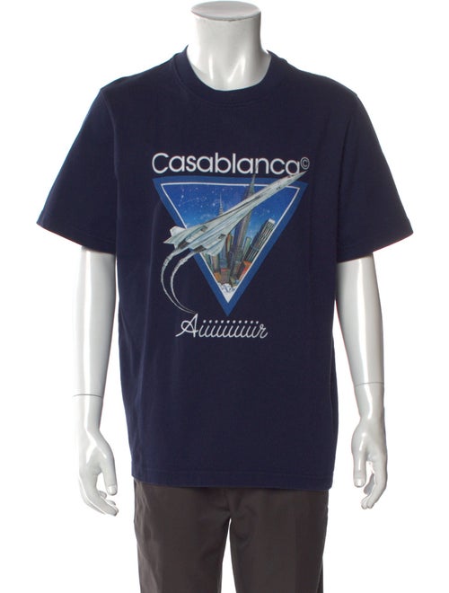 Casablanca Graphic Print Crew Neck T-Shirt