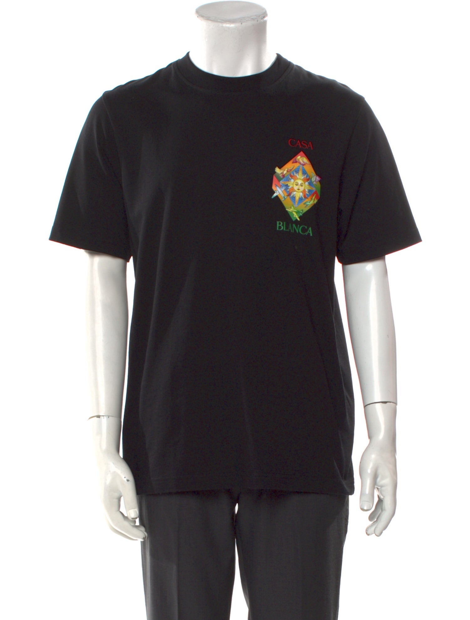 Casablanca Graphic Print Crew Neck T-Shirt