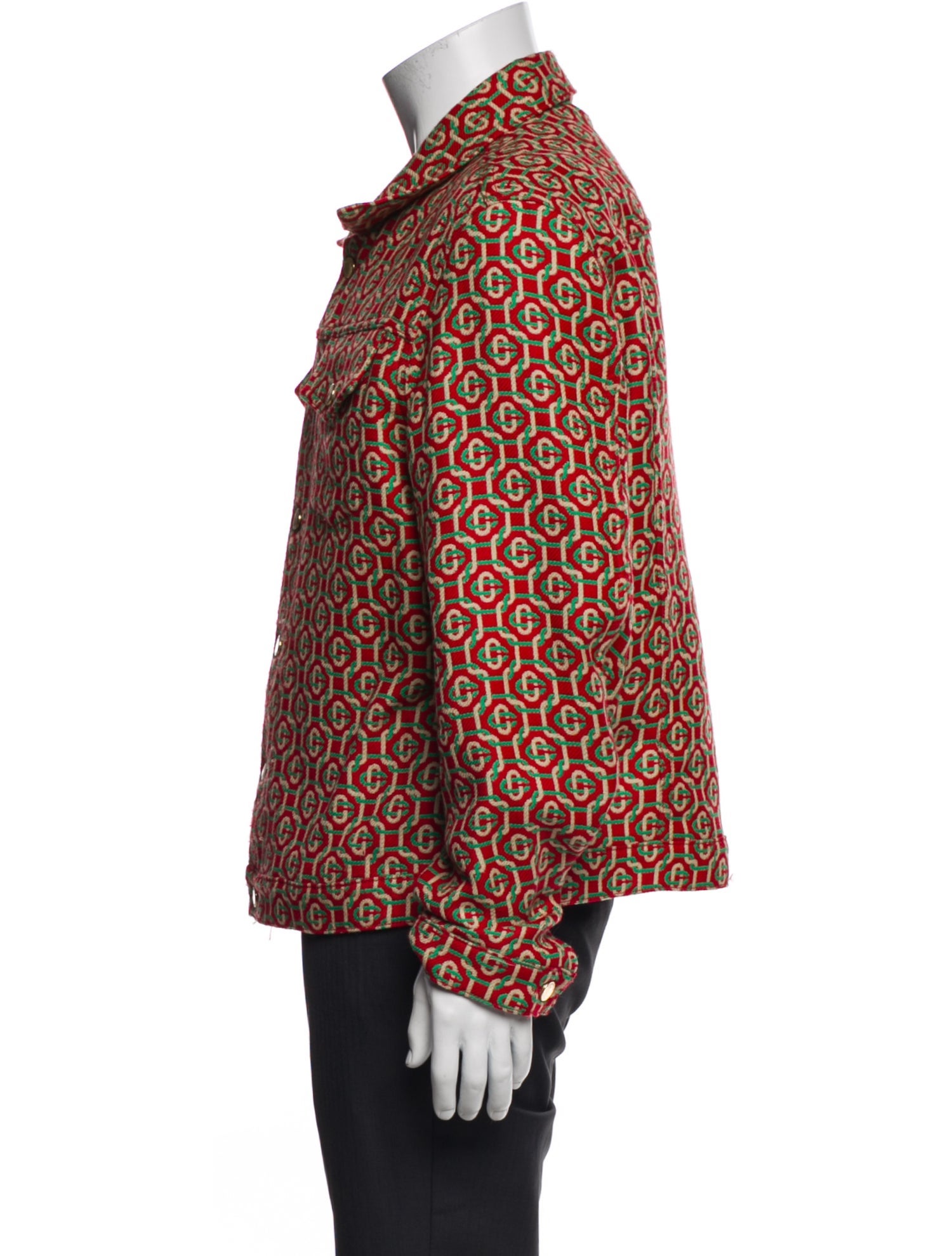 Casablanca 2021 Virgin Wool Trucker Jacket