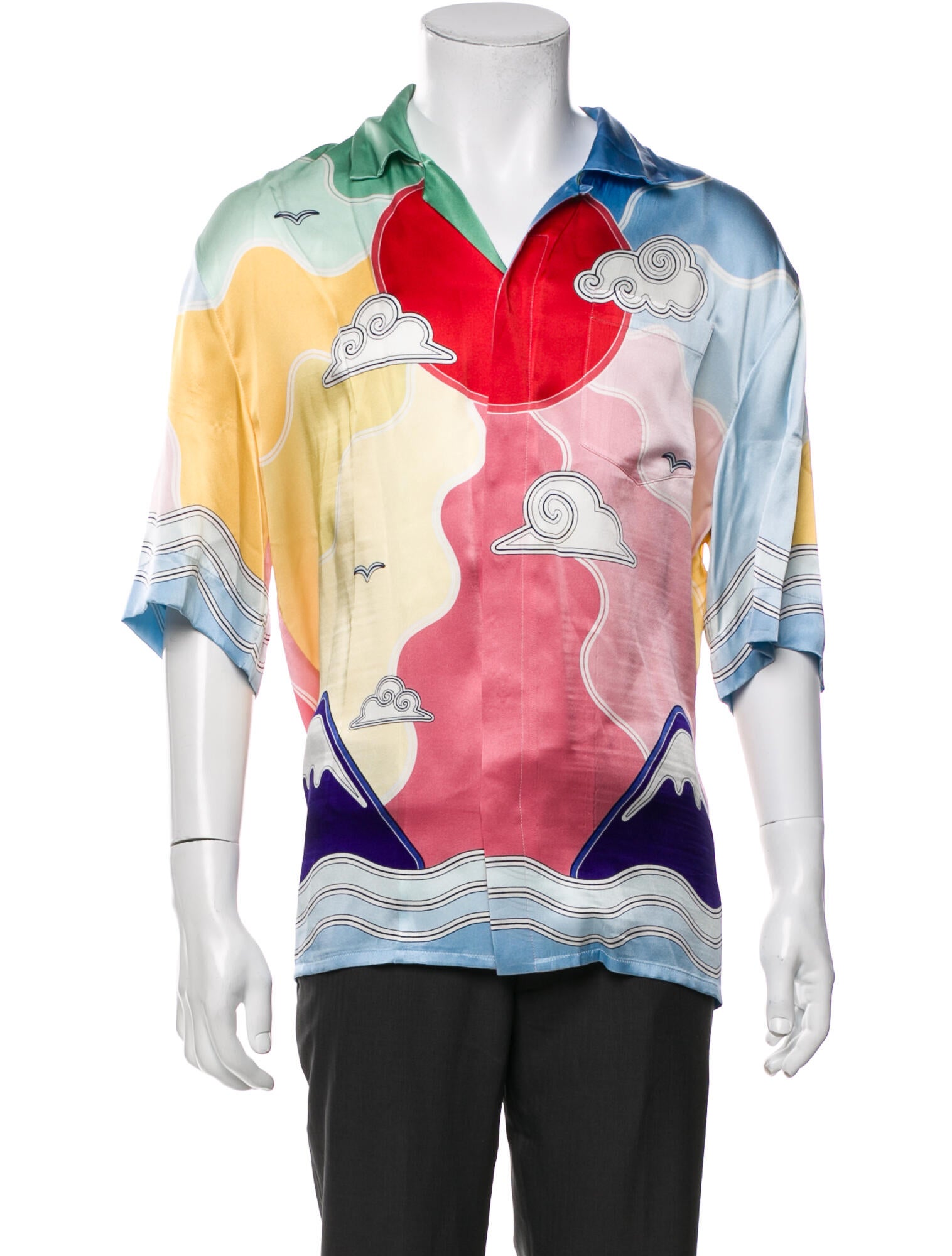 Casablanca 2022 Silk Western Shirt