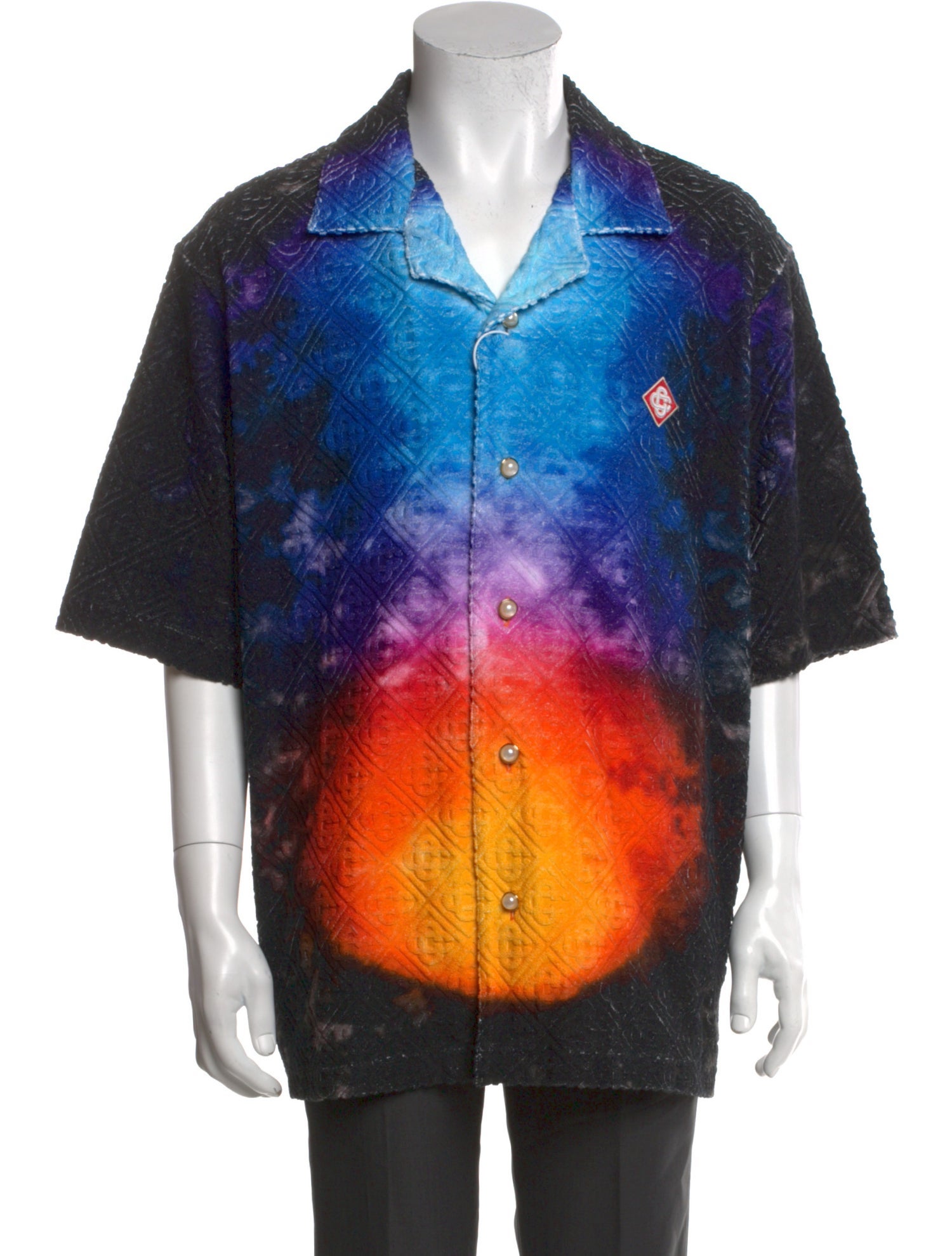 Casablanca 2025 Faux Pearl Accents Shirt w/ Tags