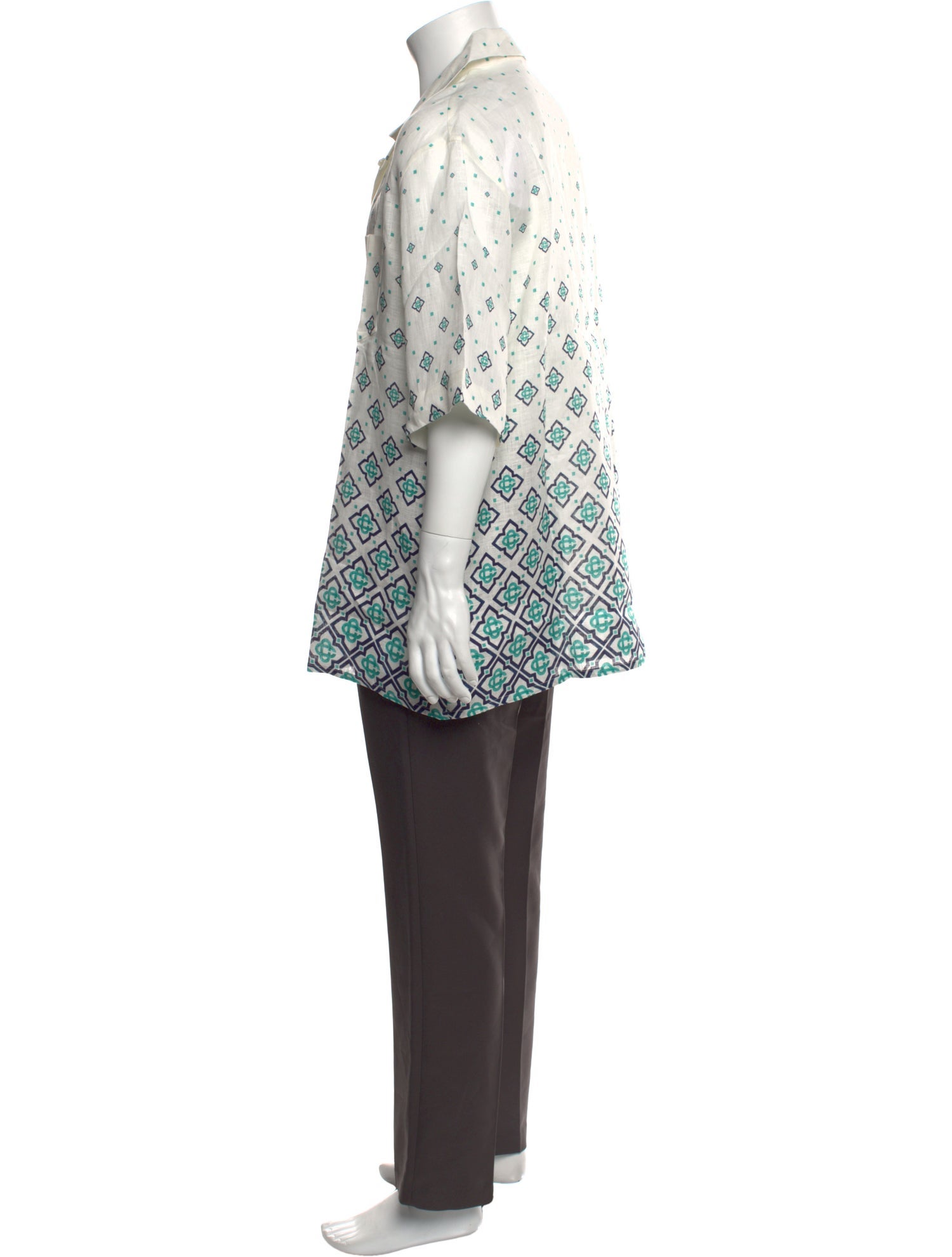 Casablanca Linen Printed Shirt w/ Tags