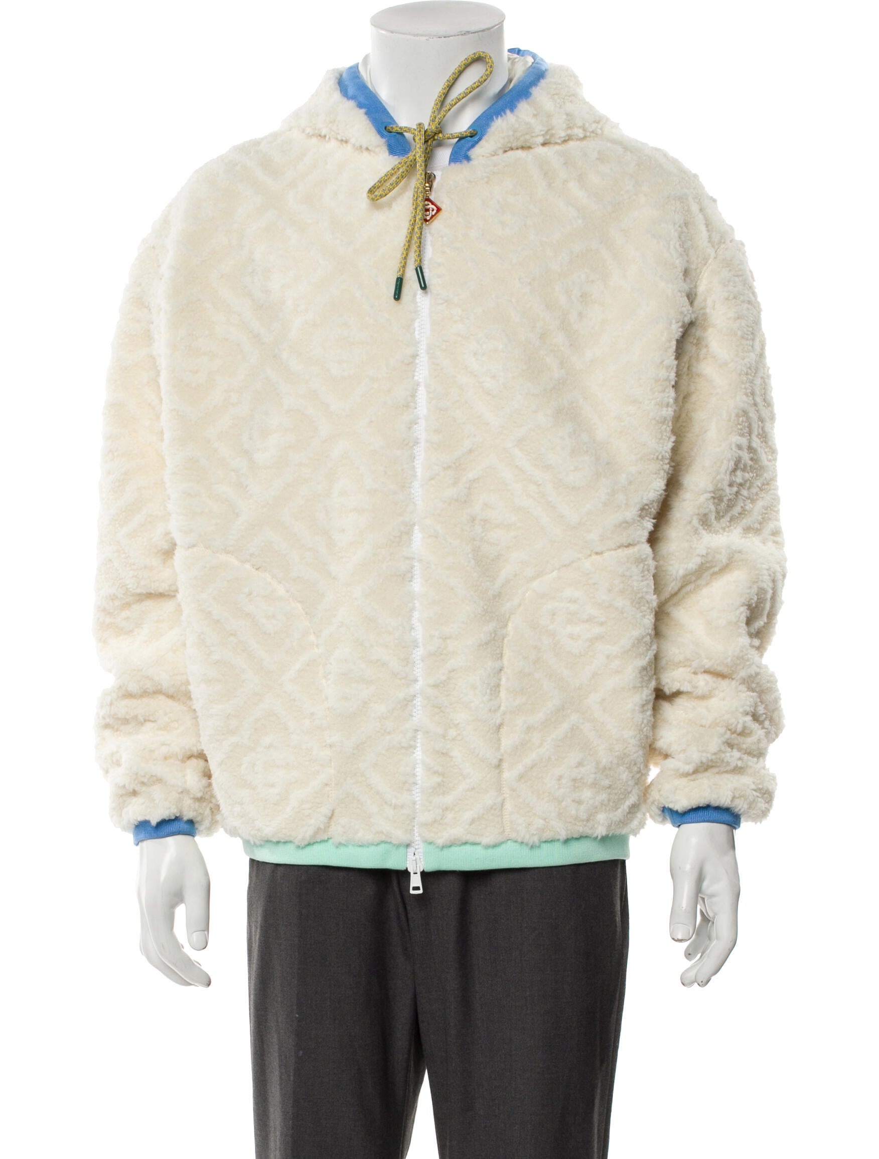 Casablanca Colorblock Pattern Bomber Jacket w/ Tags