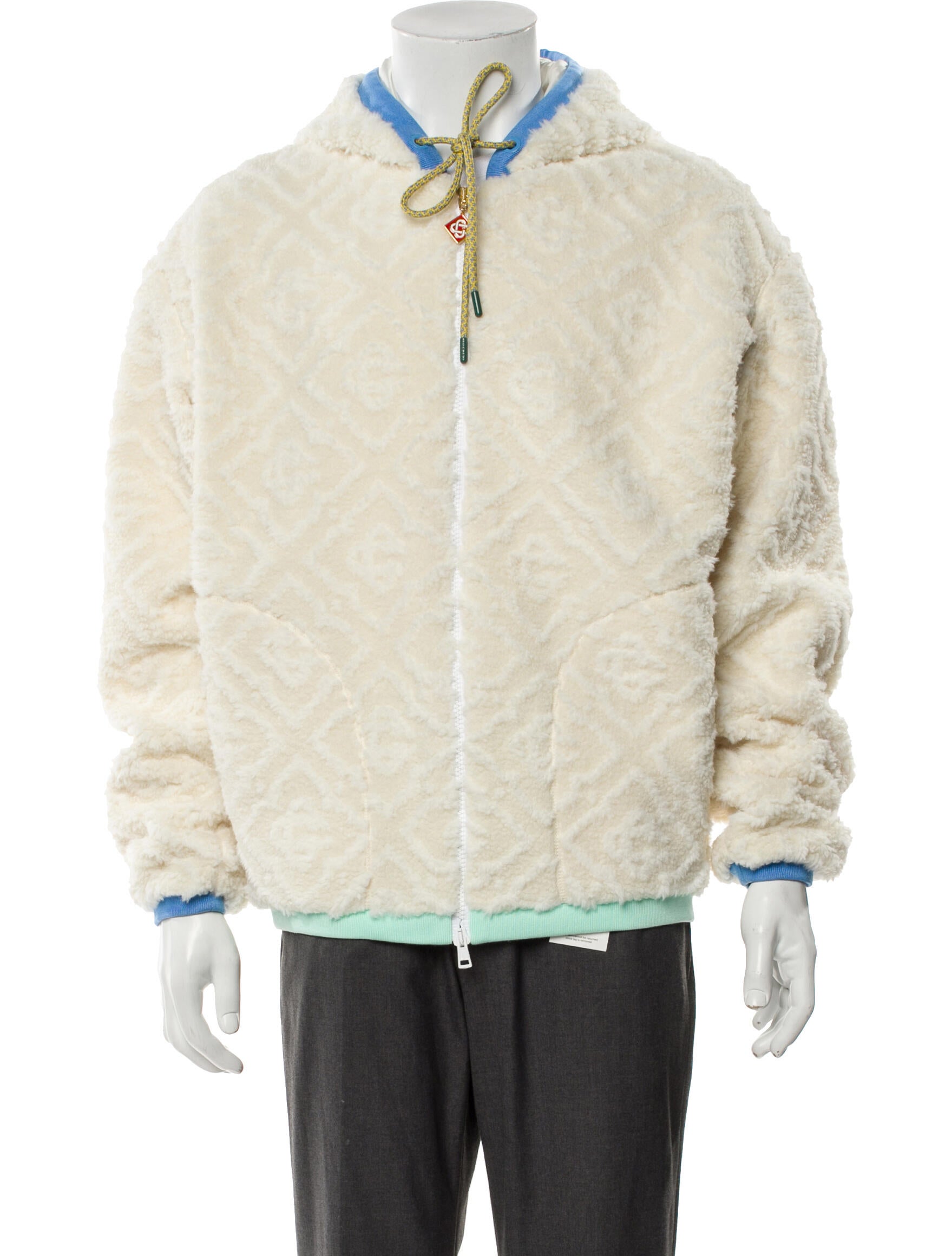 Casablanca Colorblock Pattern Bomber Jacket w/ Tags