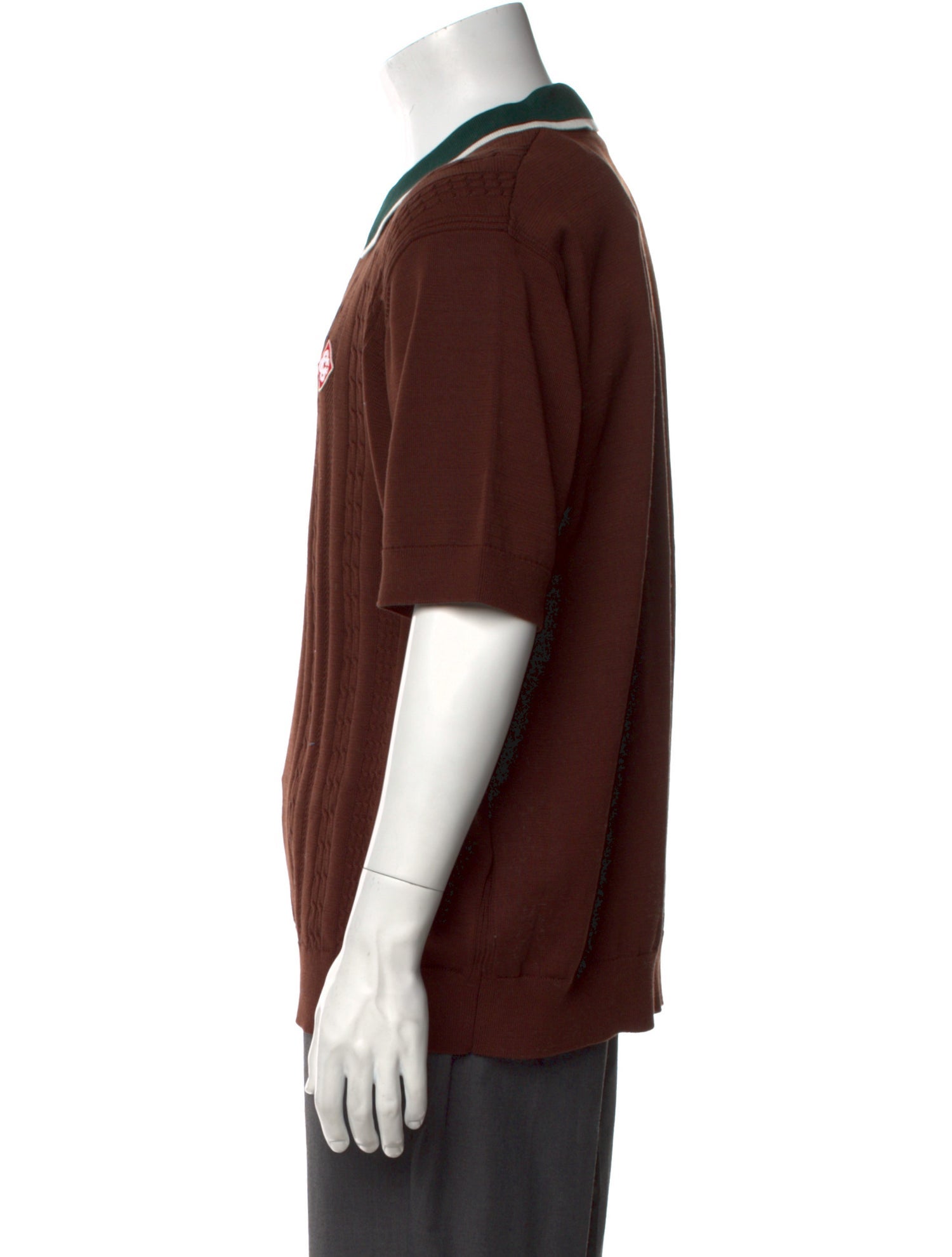 Casablanca 2025 Mini Cable Polo Sweater