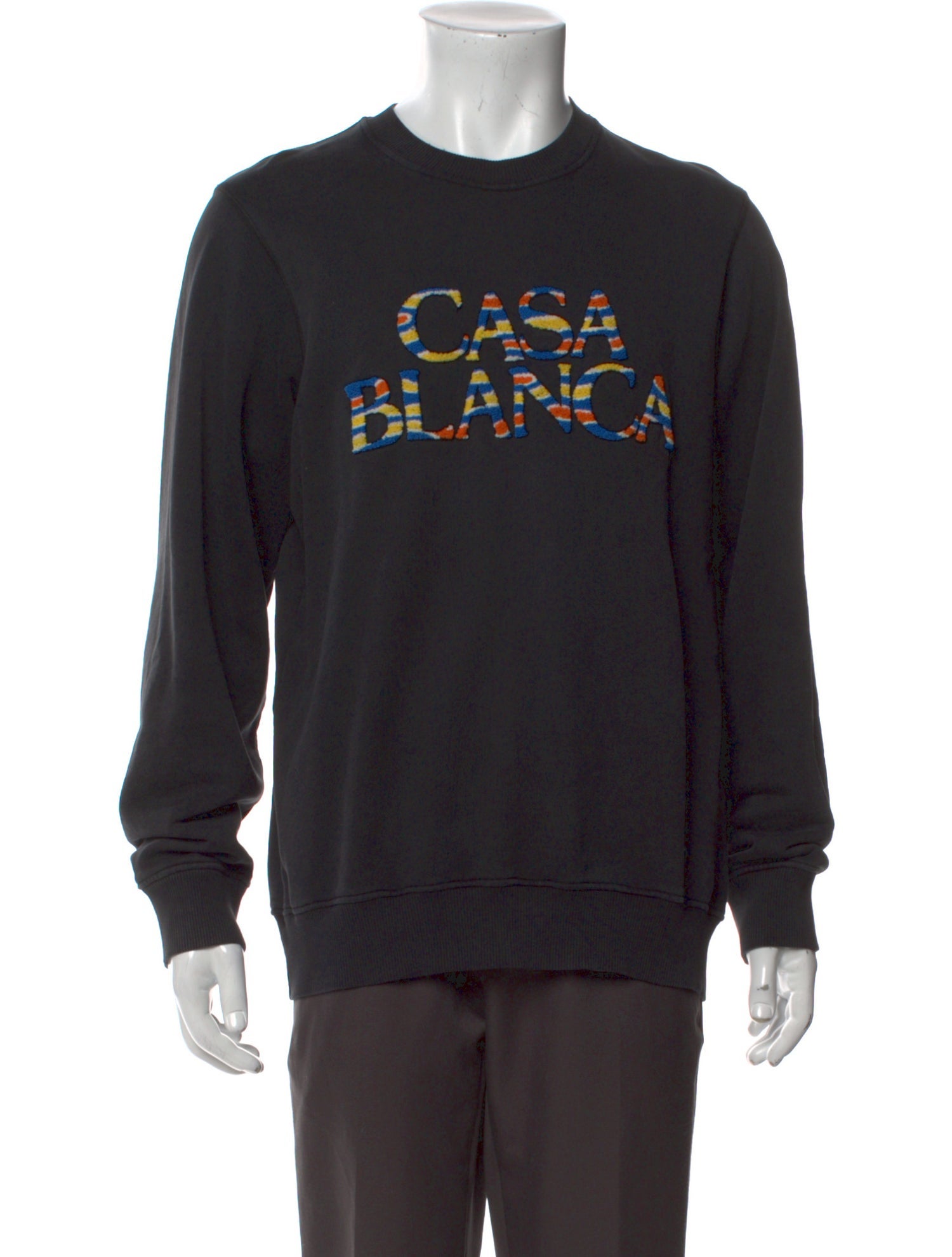 Casablanca Graphic Print Crew Neck Sweatshirt
