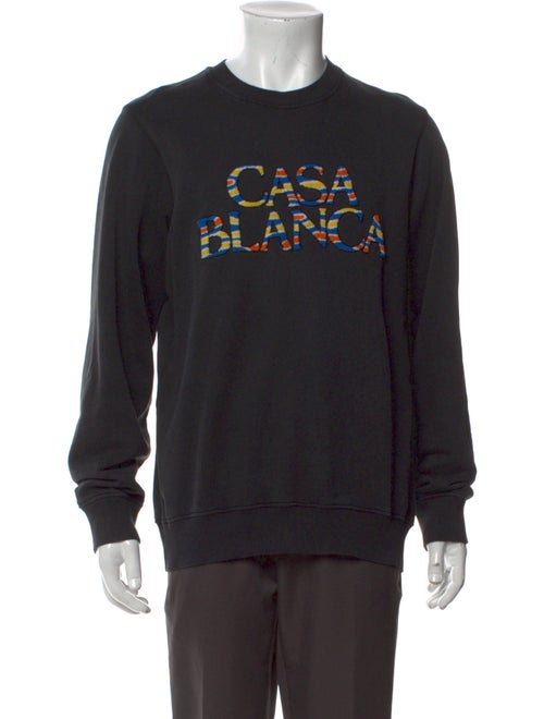 Casablanca Graphic Print Crew Neck Sweatshirt