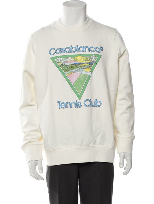 Casablanca Graphic Print Crew Neck Pullover