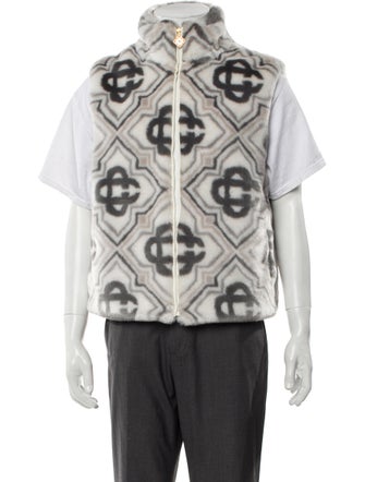 Casablanca 2025 Faux Fur Trucker Jacket