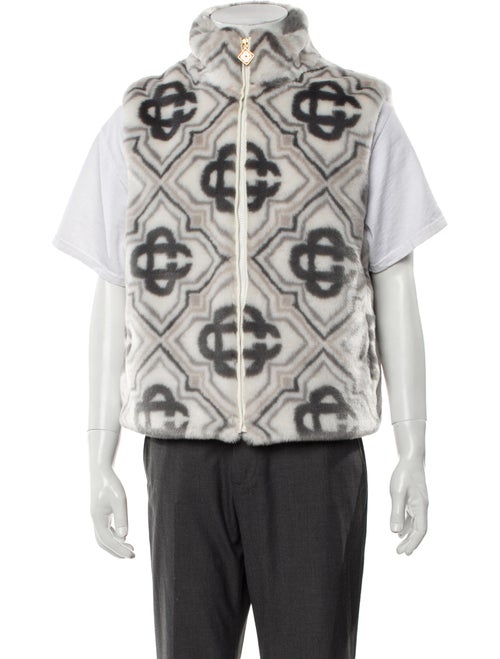 Casablanca 2025 Faux Fur Trucker Jacket