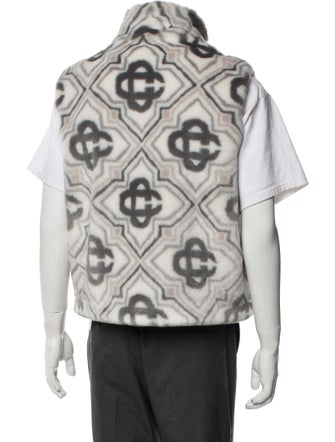 Casablanca 2025 Faux Fur Trucker Jacket