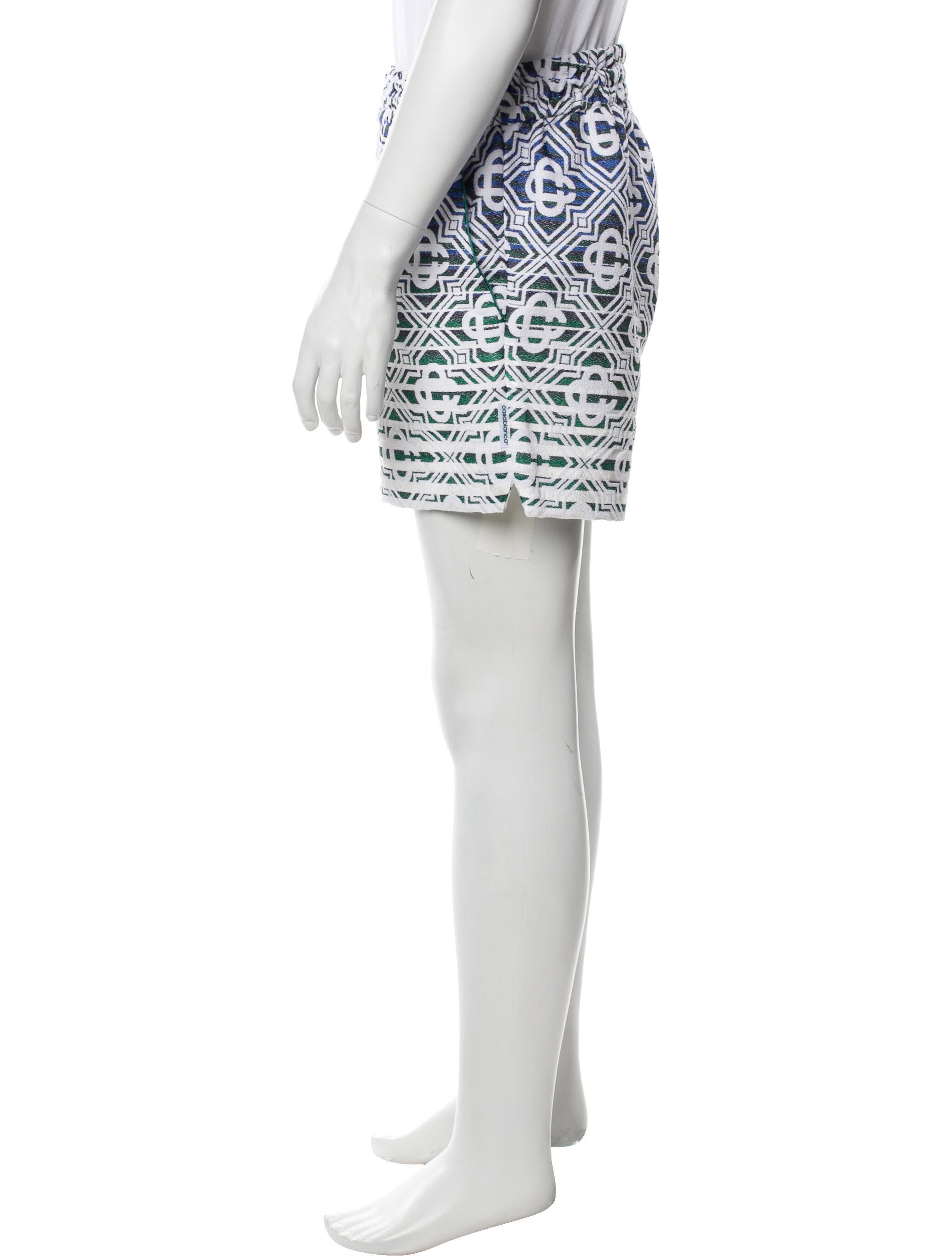 Casablanca Printed Jogger Shorts