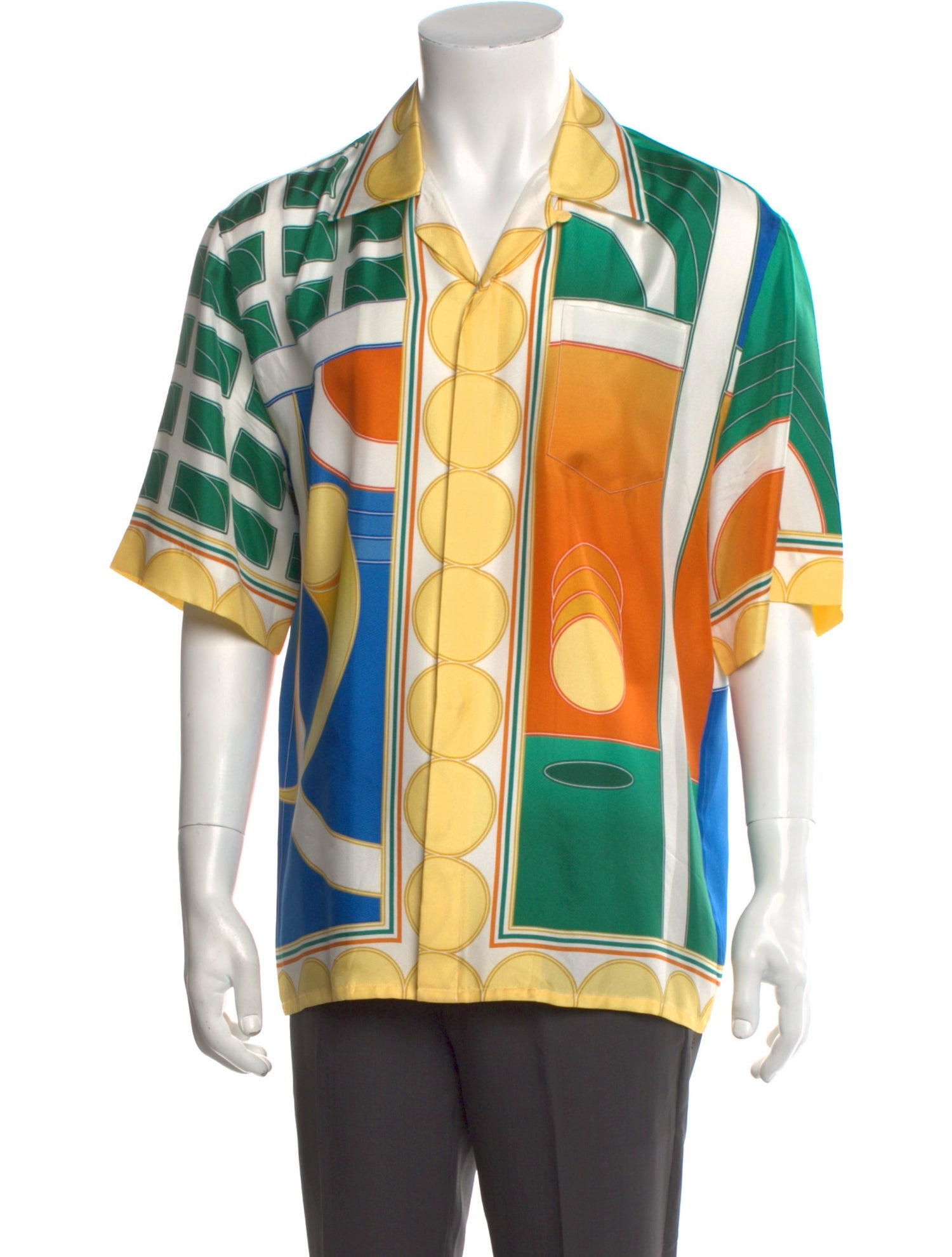 Casablanca Silk Printed Shirt