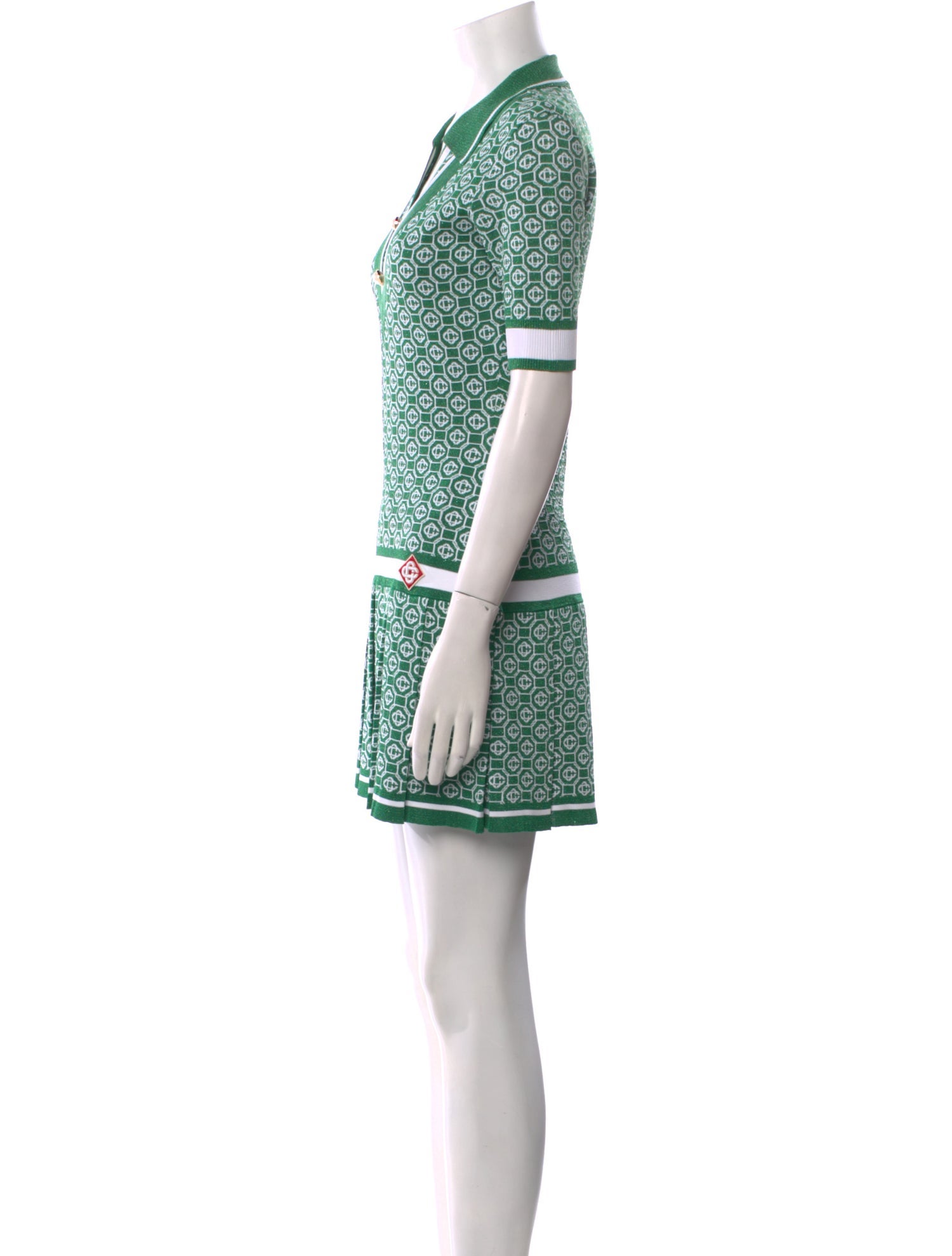 Casablanca Printed Mini Dress