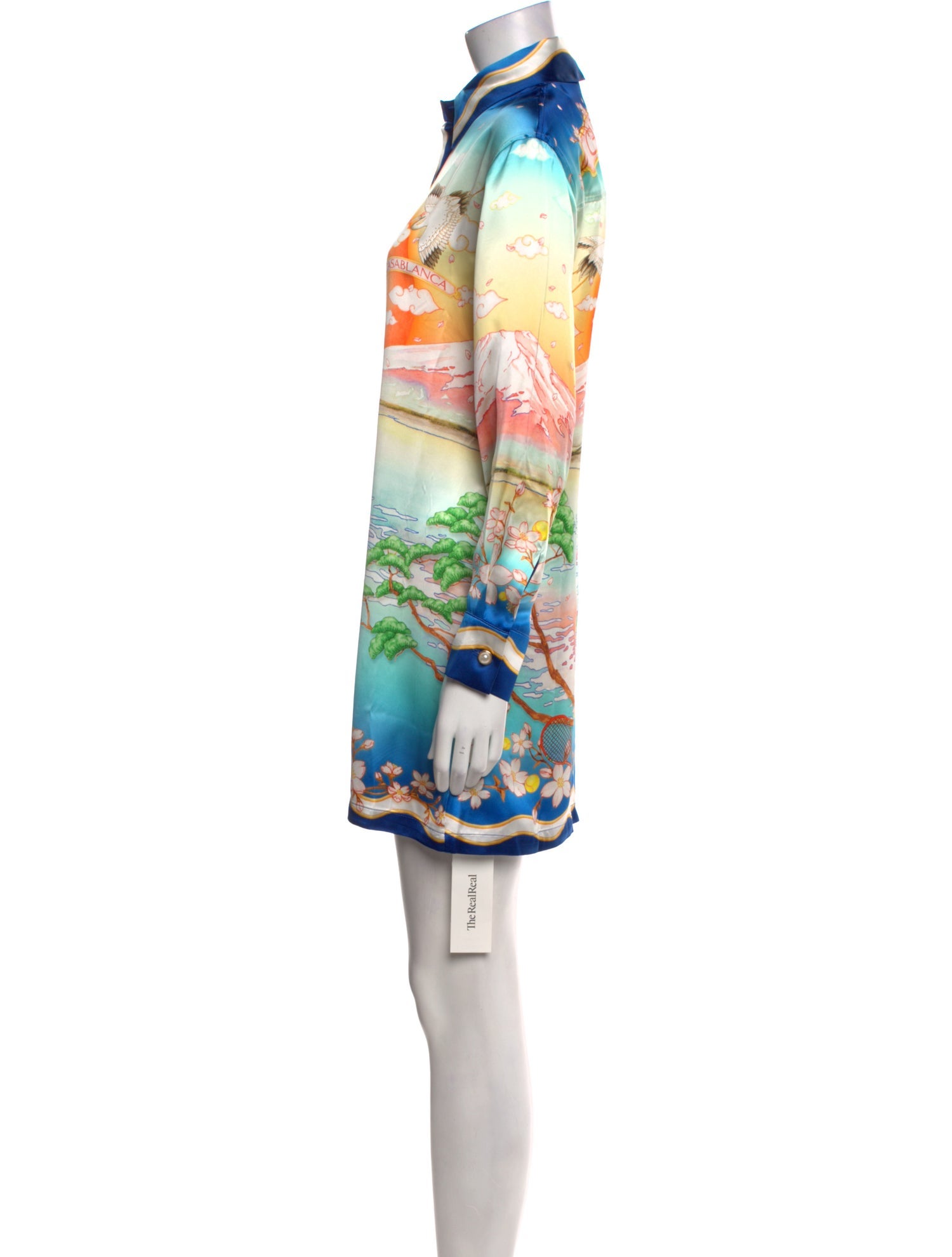 Casablanca Printed Mini Dress w/ Tags