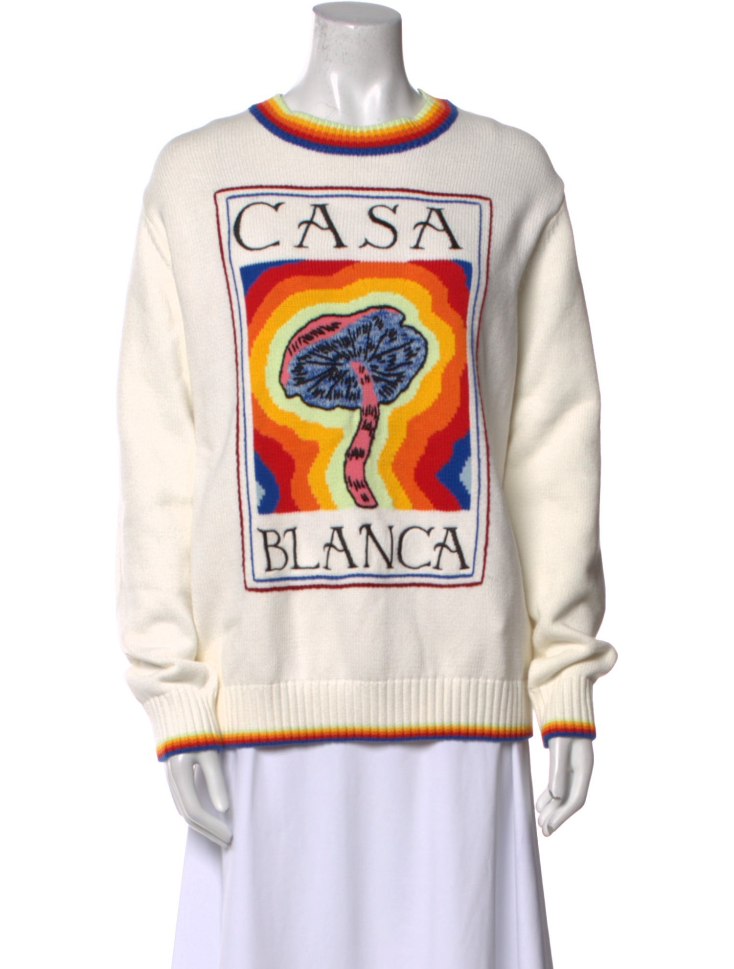 Casablanca 2023 Graphic Print Sweater