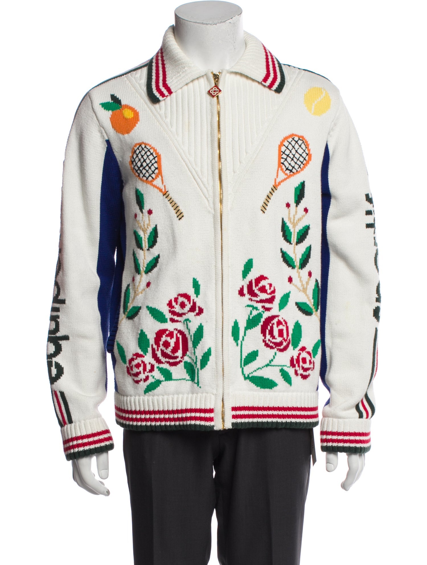 Casablanca Striped Varsity Jacket