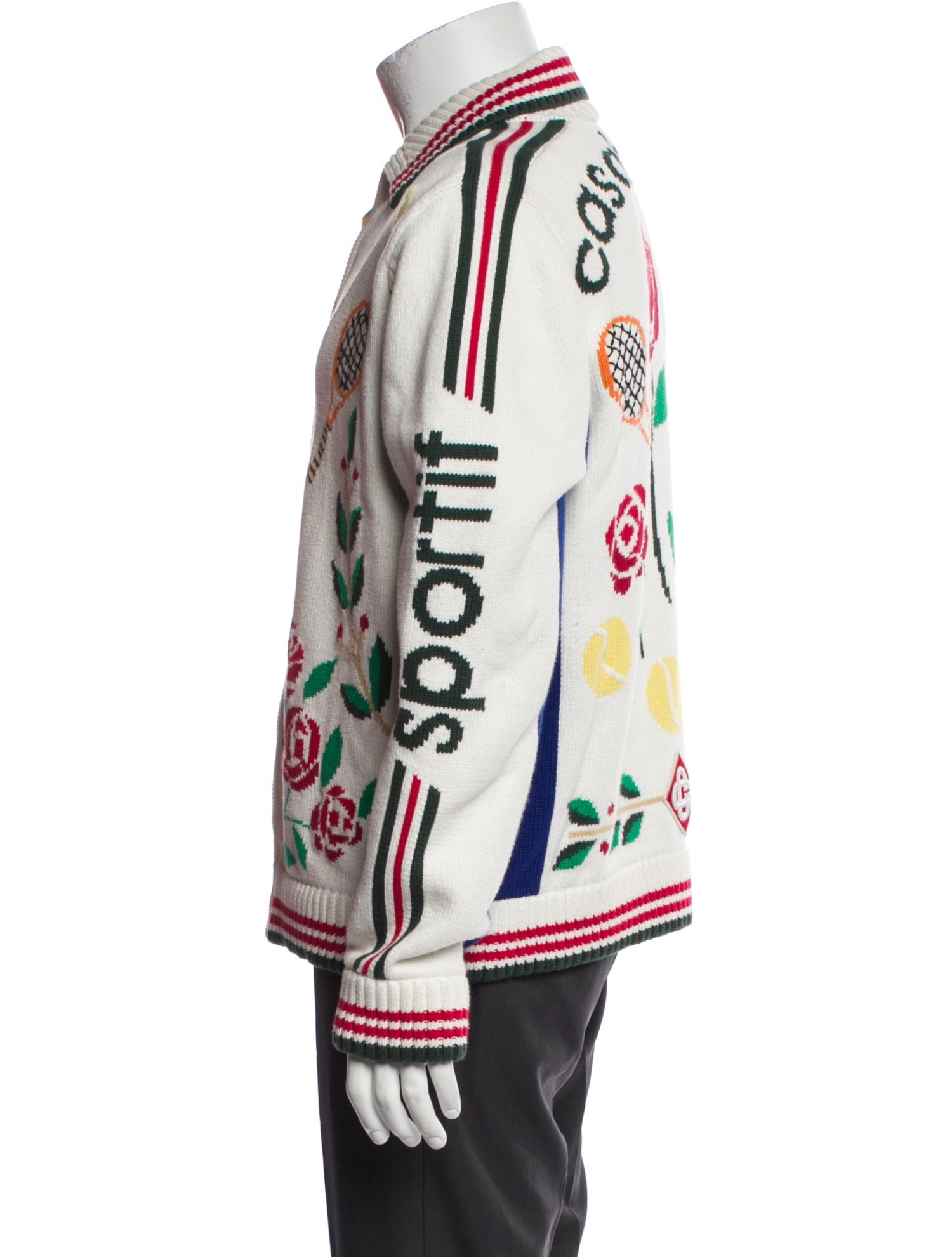 Casablanca Striped Varsity Jacket