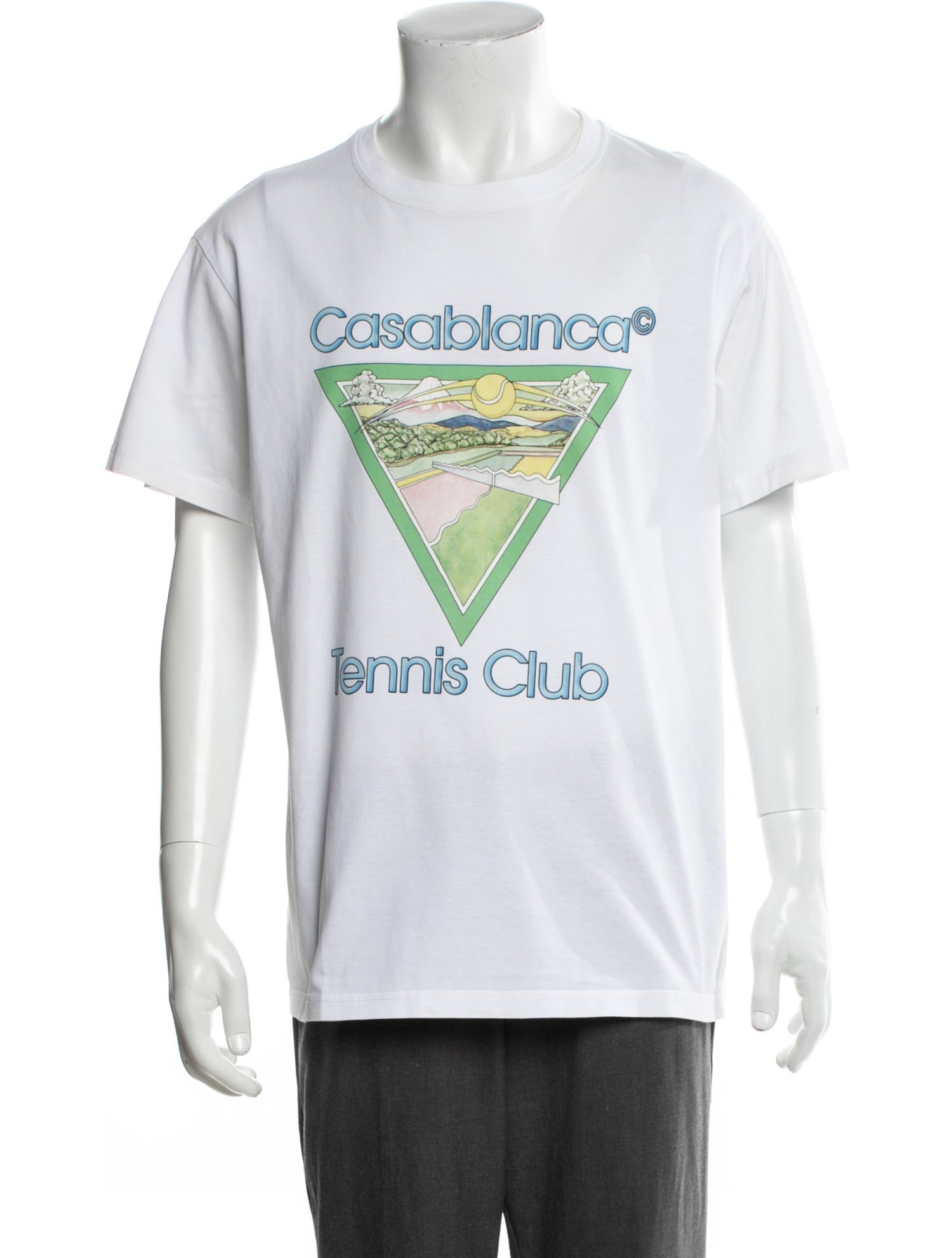 Casablanca Graphic Print Crew Neck T-Shirt