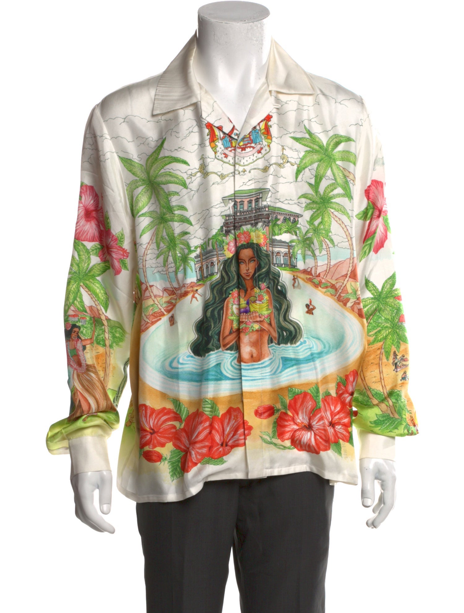 Casablanca 2021 Silk Shirt