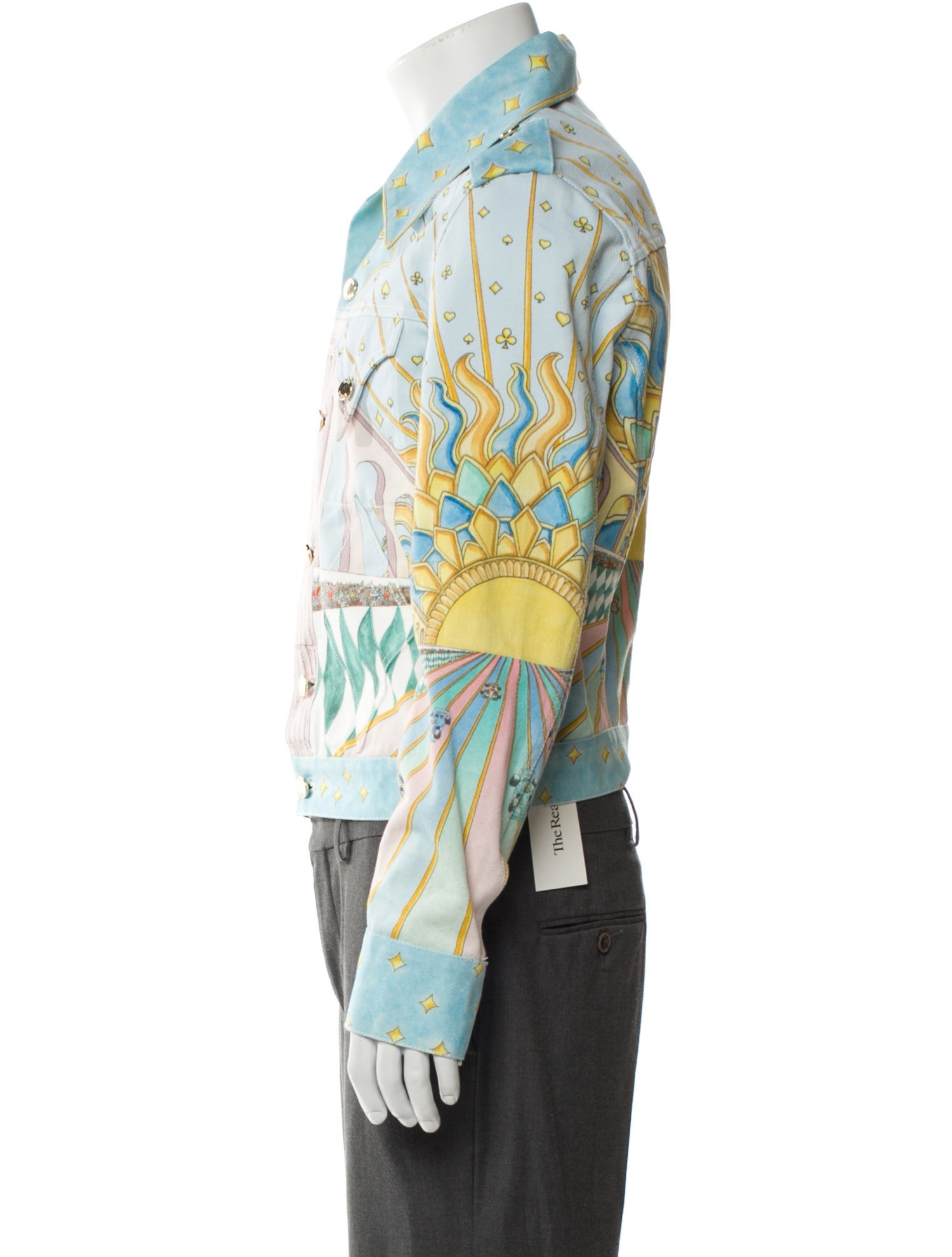 Casablanca Printed Denim Jacket