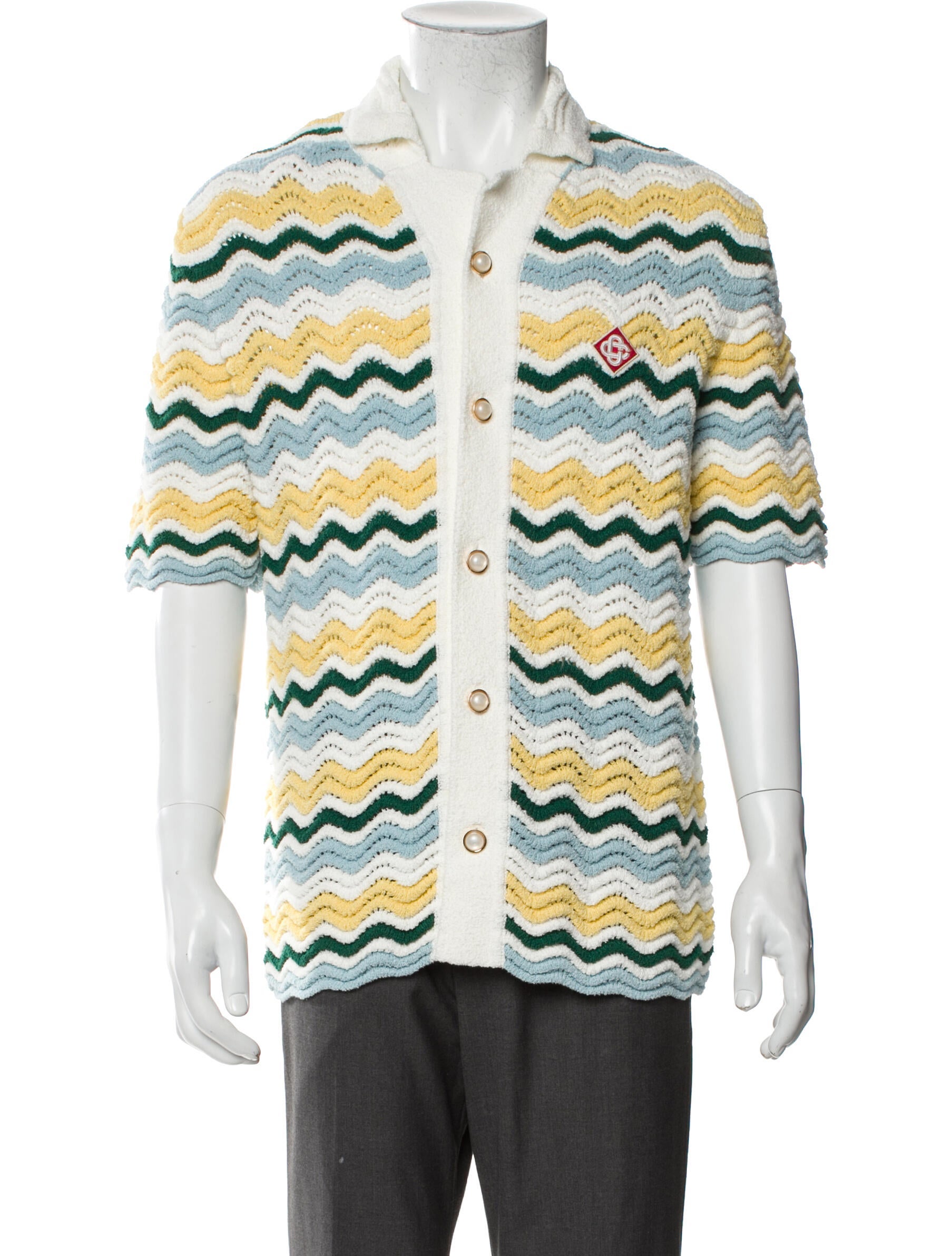 Casablanca 2024 Striped Shirt w/ Tags