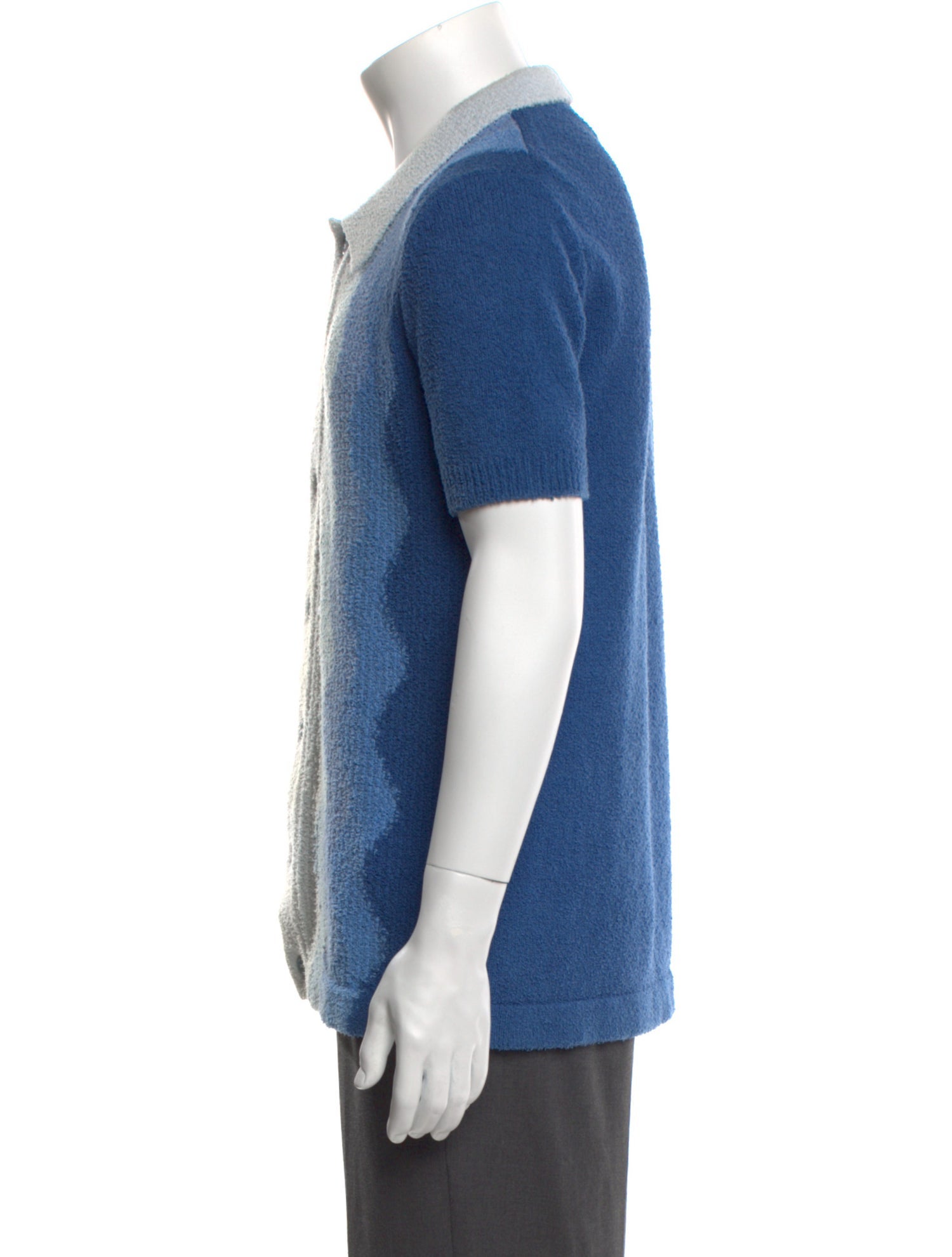 Casablanca Printed Collar Polo Sweater