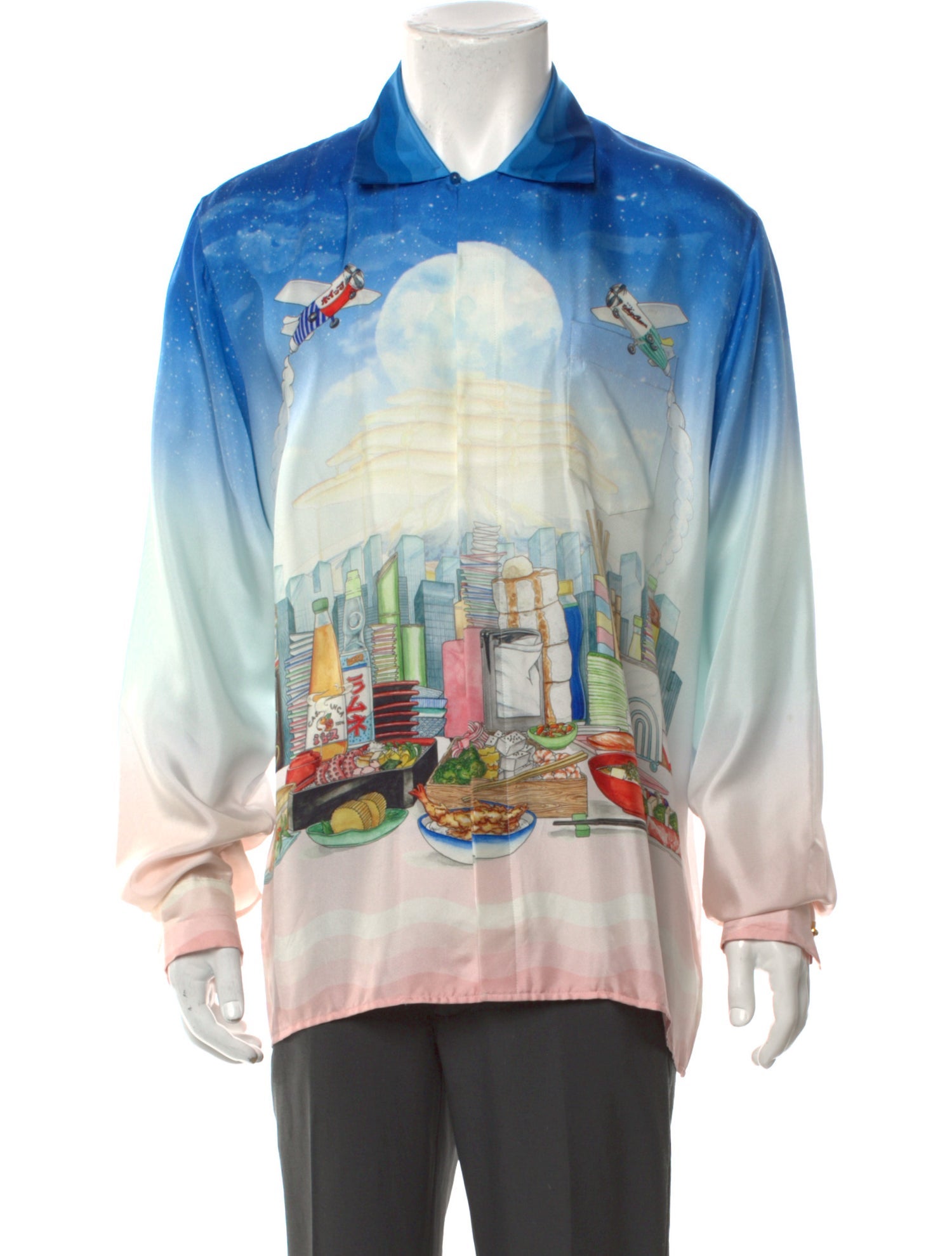 Casablanca Silk Printed Shirt