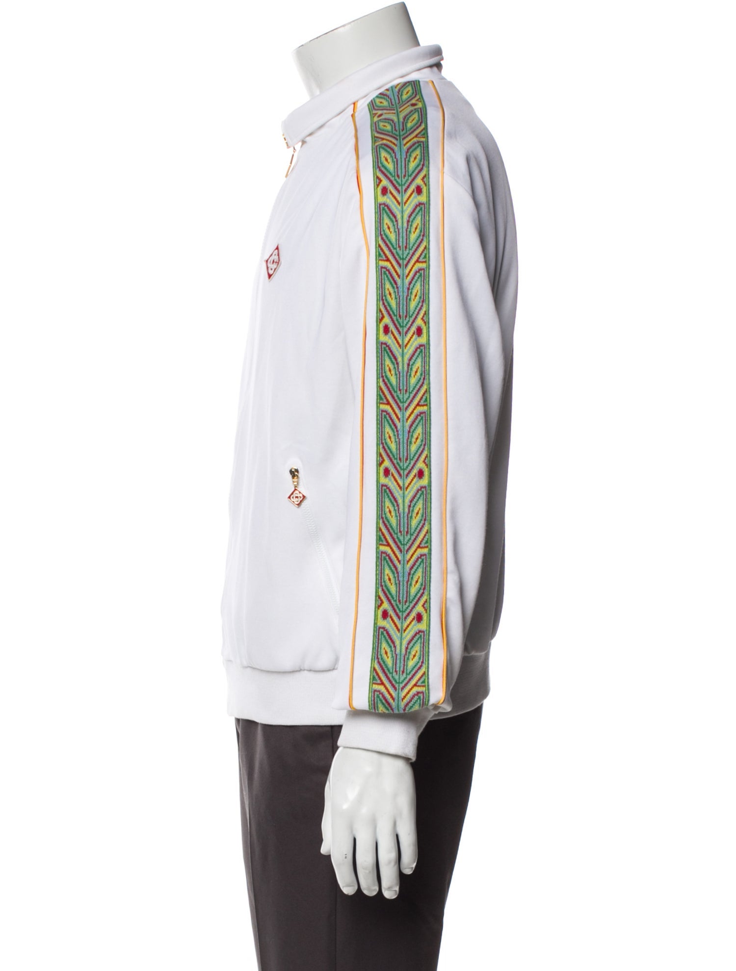 Casablanca Track Striped Windbreaker