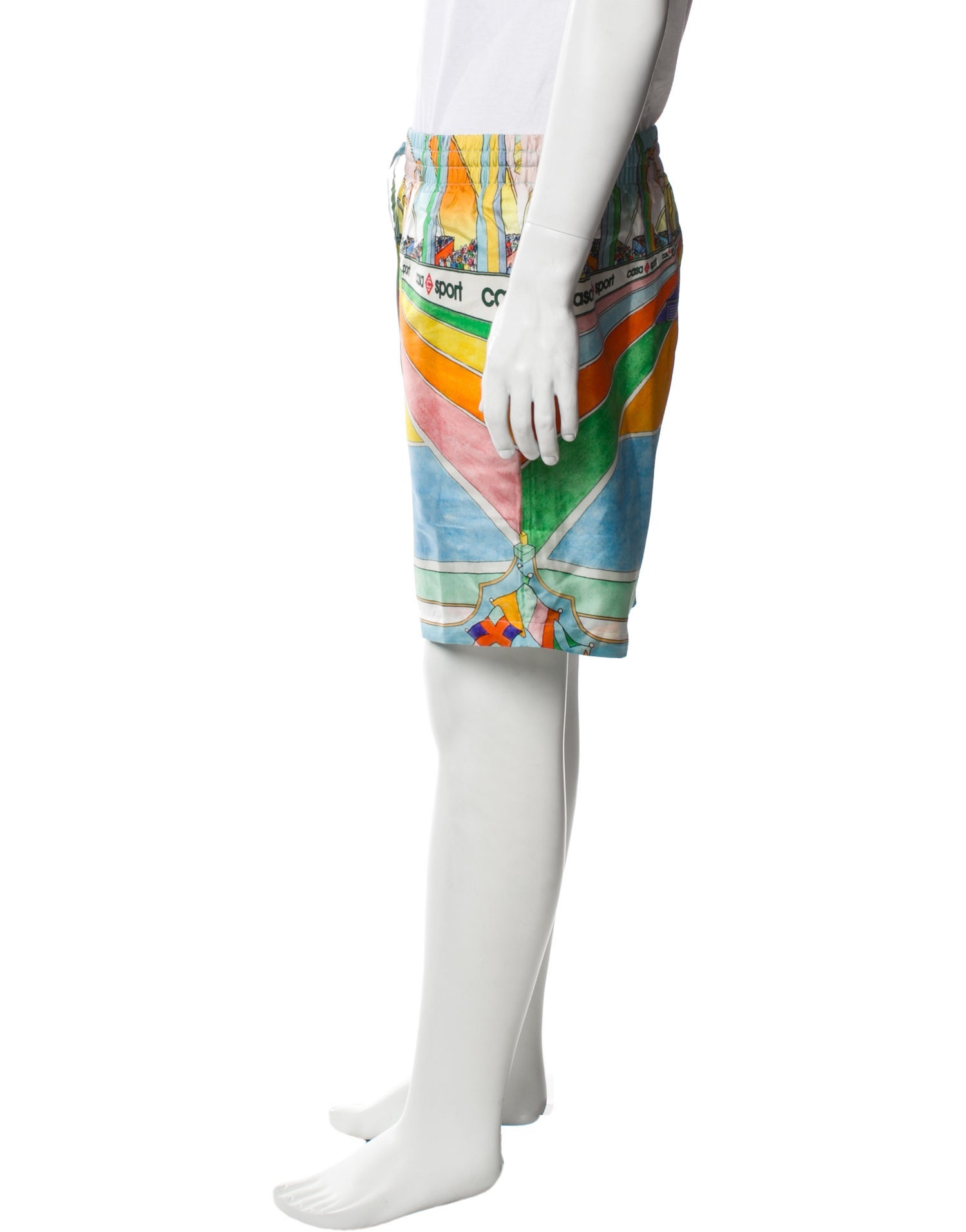 Casablanca Silk Jogger Shorts w/ Tags