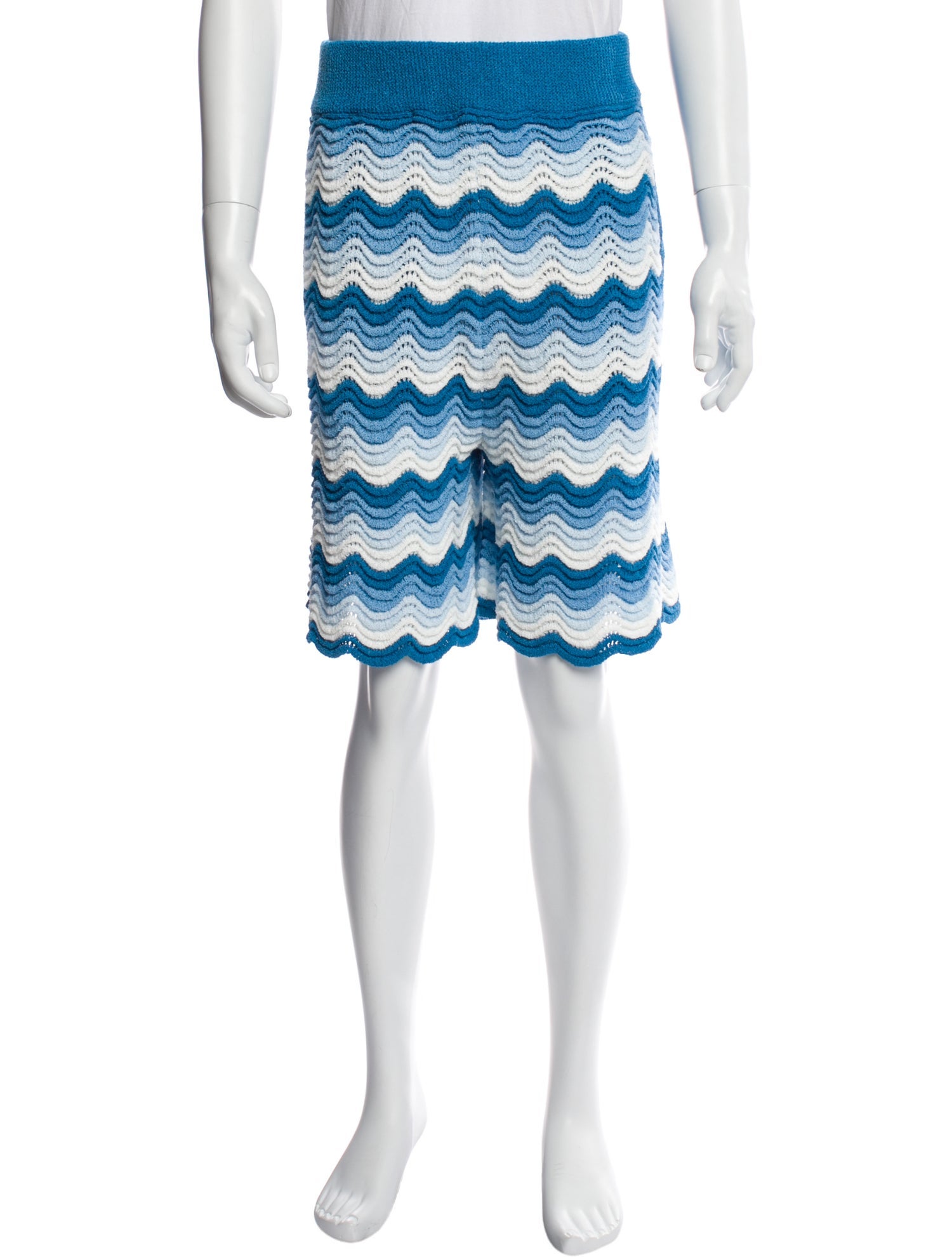 Casablanca Striped Jogger Shorts